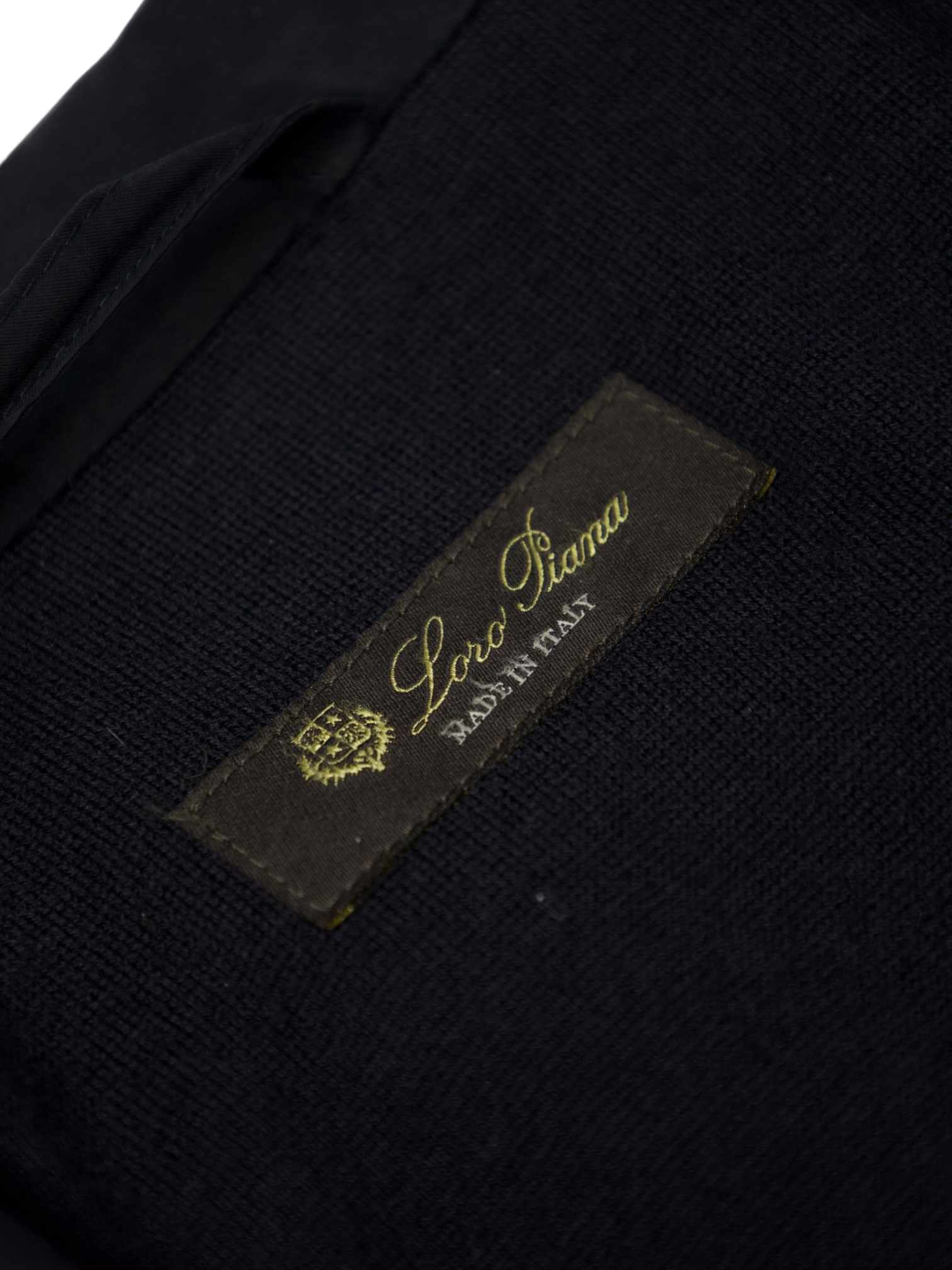 Loro Piana Navy Sebring Windmate Car Coat