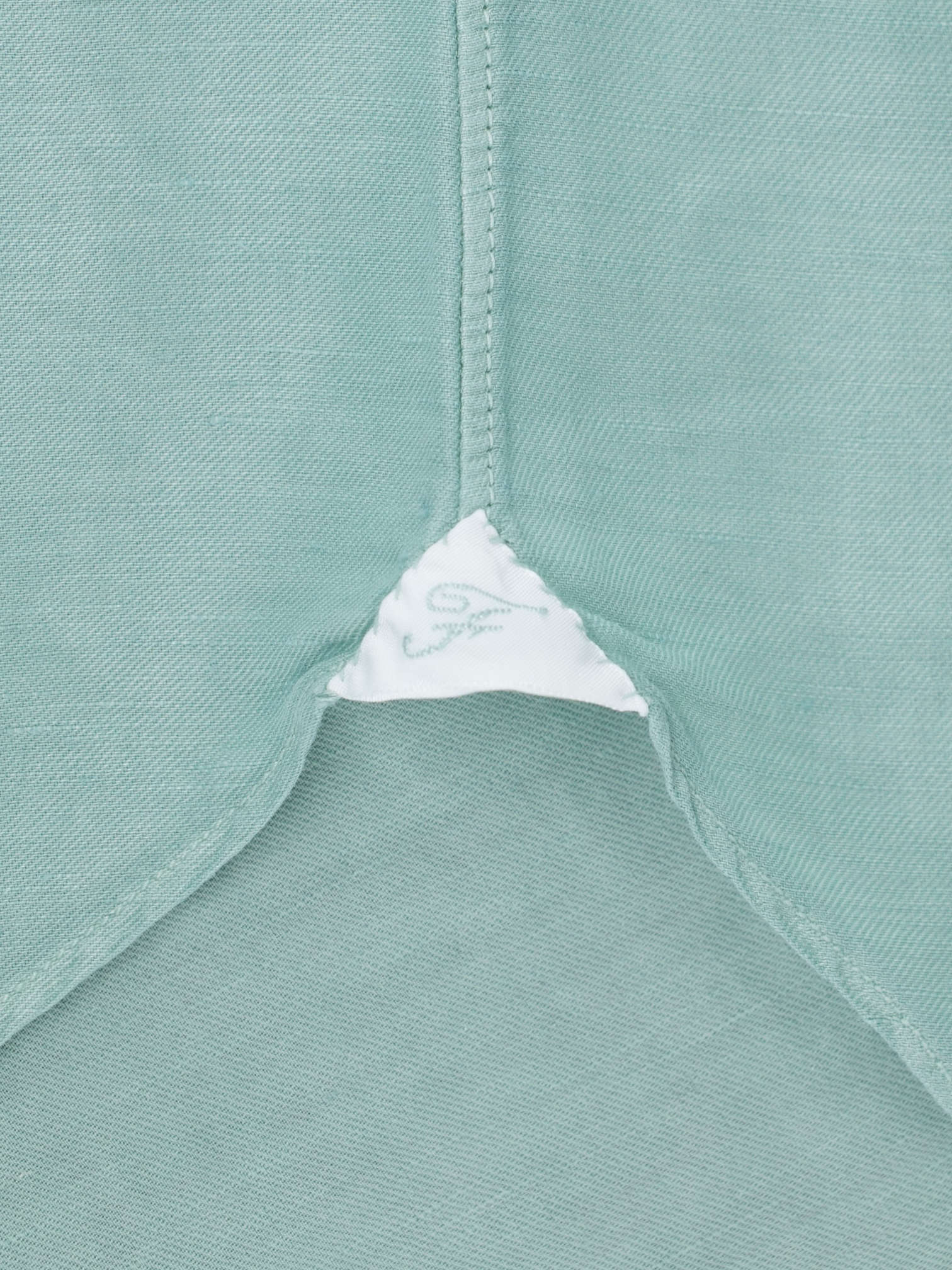Finamore Mint Green Linen & Cotton "Carlo RIva" Summer Shirt