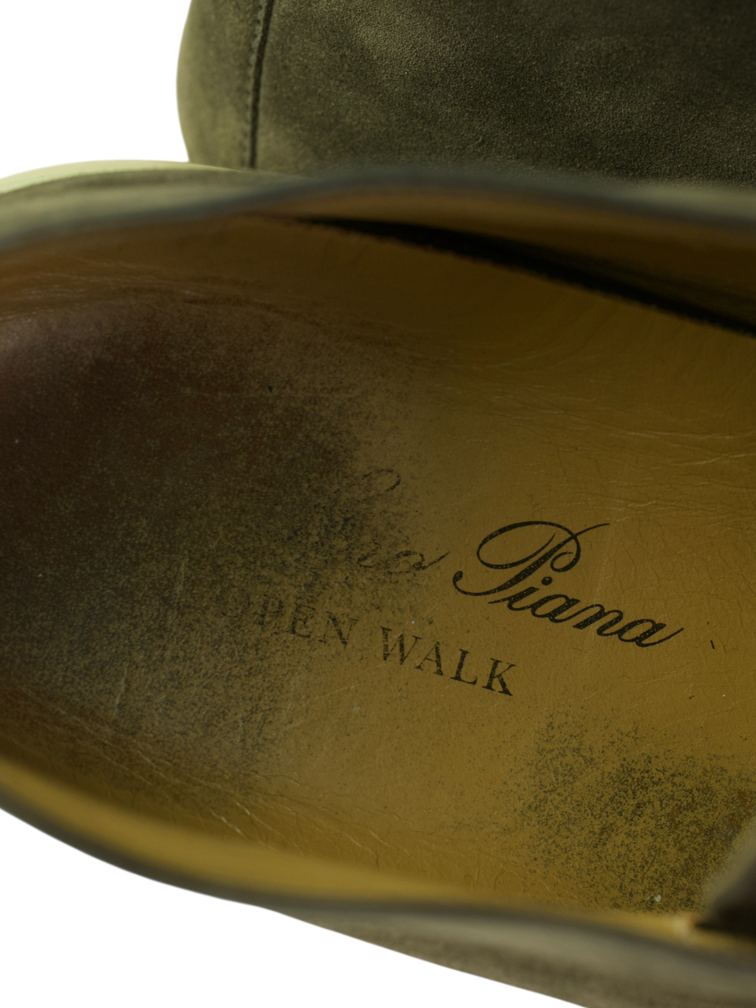 Loro Piana Warm Grey Suede Open Walk Ankle Boots