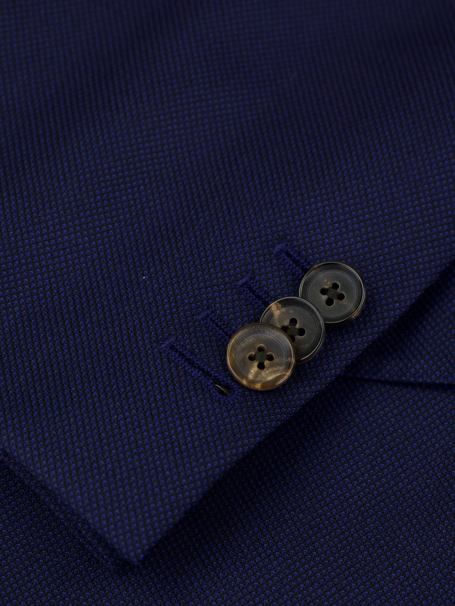Caruso Dark Blue Super 150's "Winter Australis" Birdseye Boheme Suit + Extra Trousers
