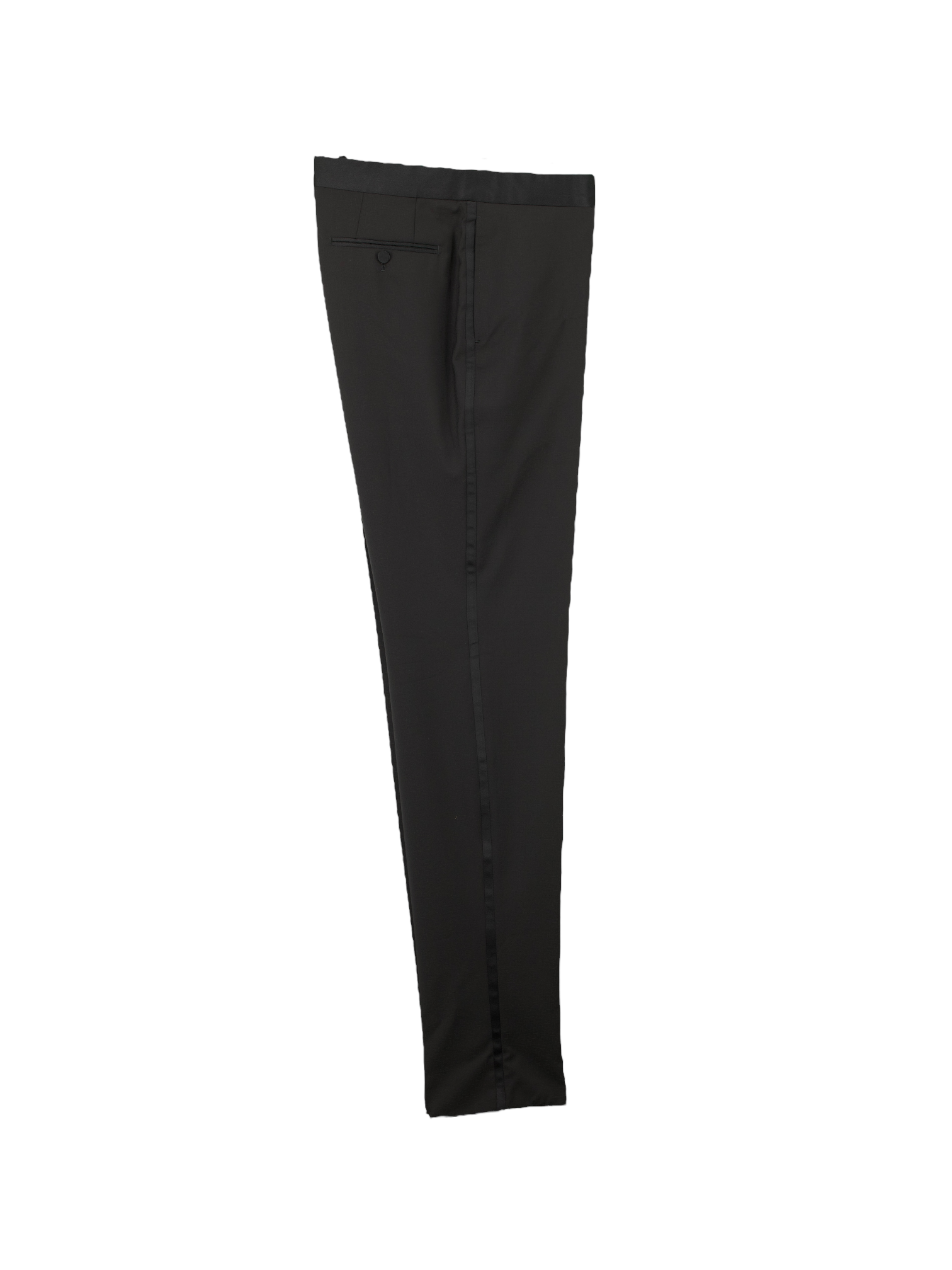 Ermenegildo Zegna Couture Black Wool Shadow-Pattern Tuxedo