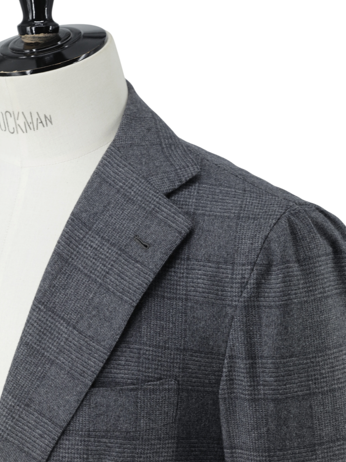 Orazio Luciano Warm Grey Wool & Cashmere Flannel Prince of Wales Suit