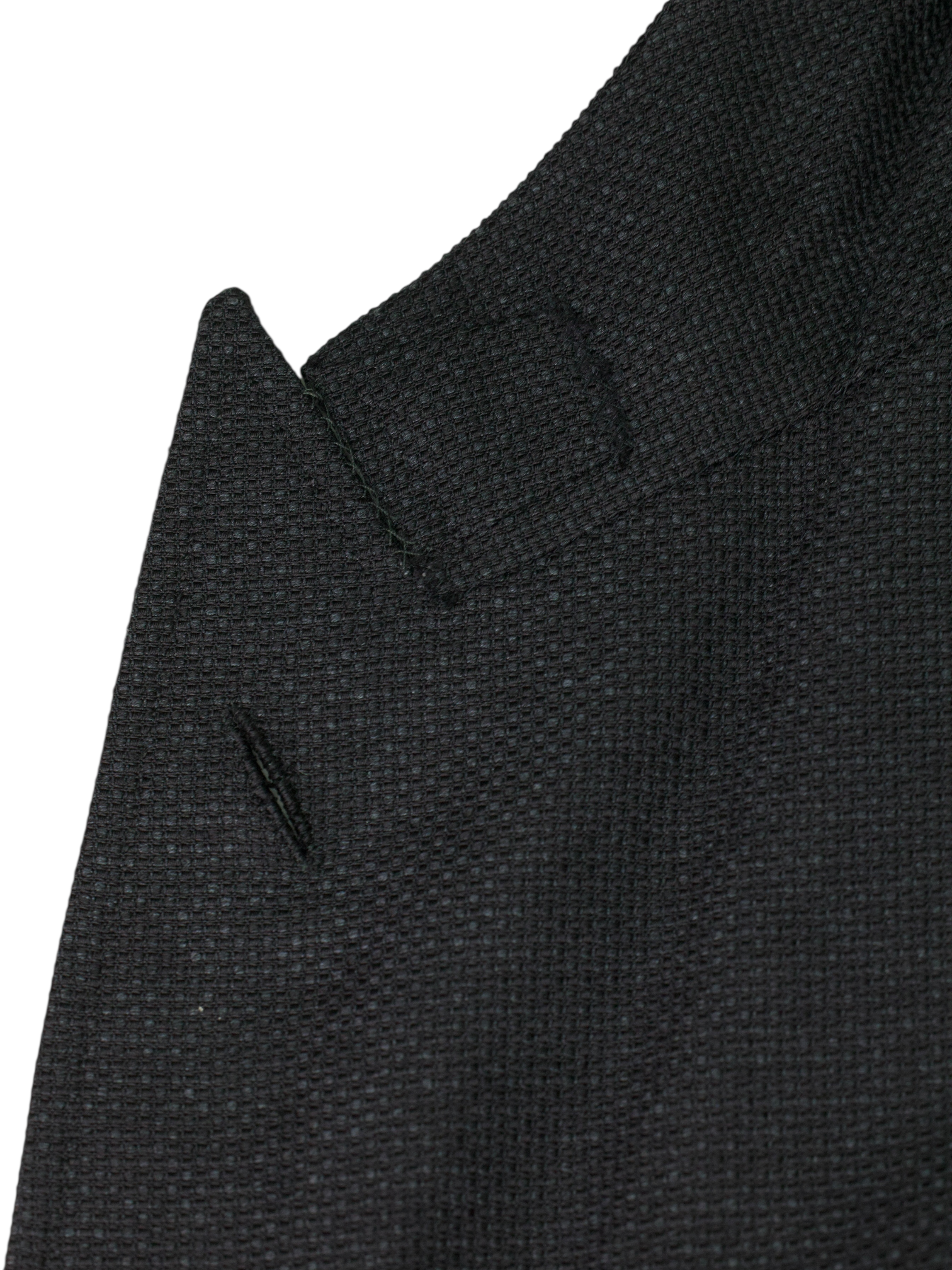 Tom Ford Black Silk & Cotton Micro-Structure Spencer Jacket