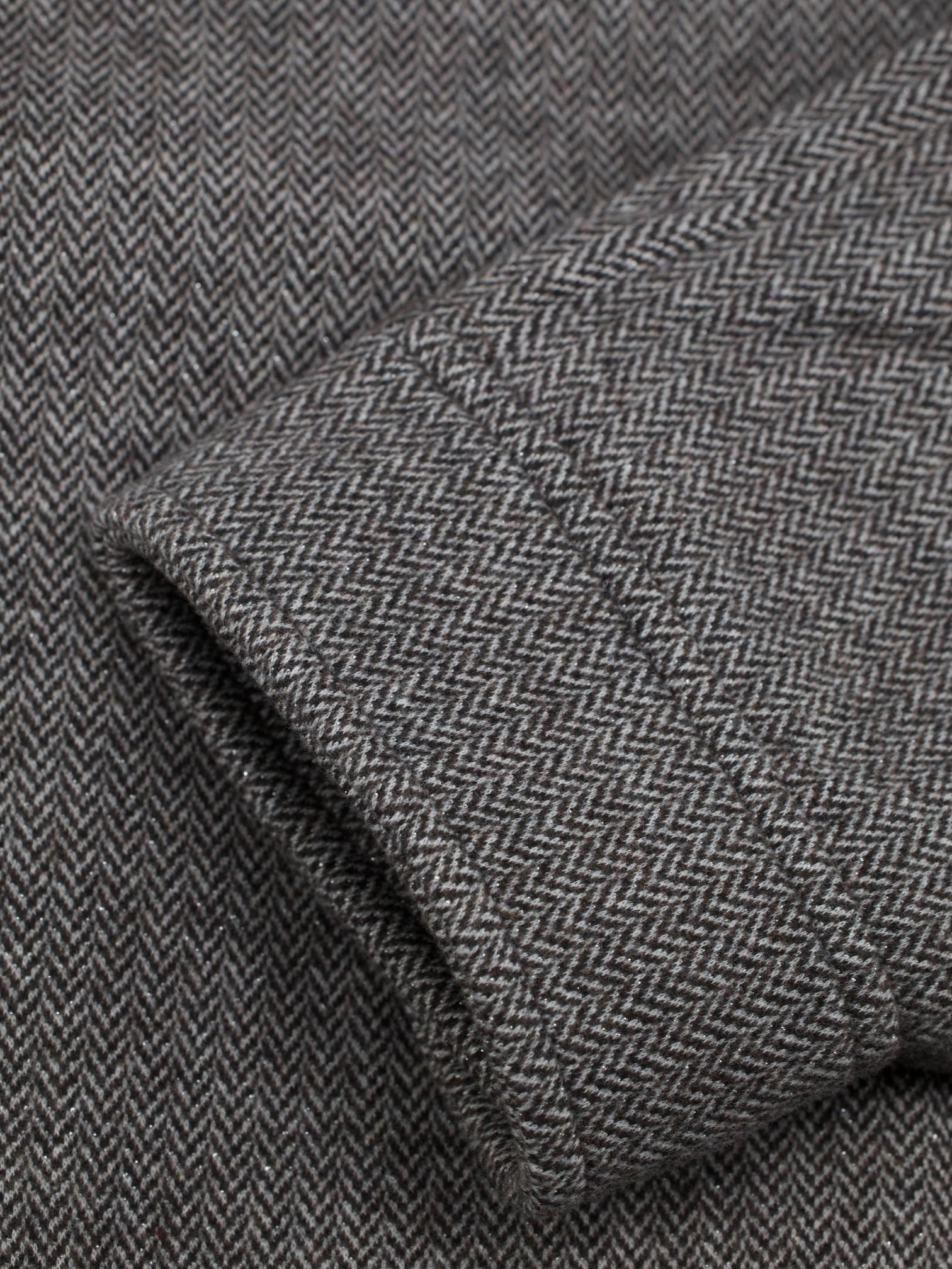 Brunello Cucinelli Light Brown Brushed-Cotton Herringbone Harrington-Jacket