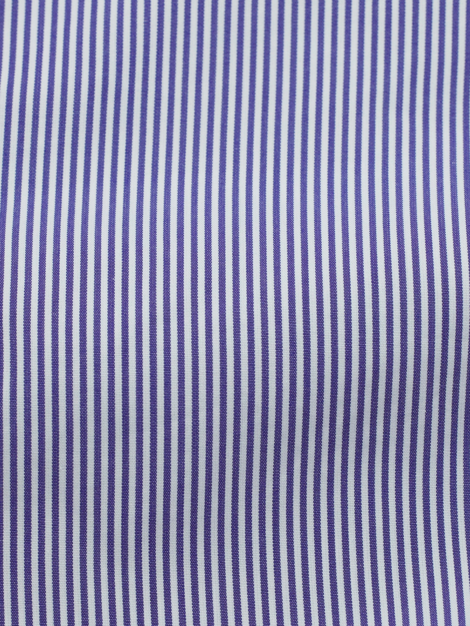 Finamore Blue & White Poplin-Cotton Pinstripe Shirt