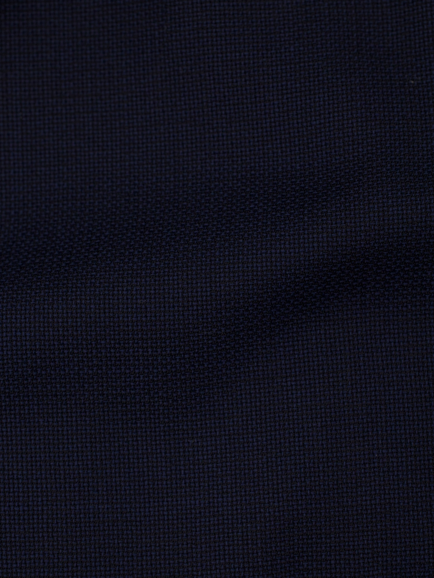 Caruso Dark Blue Pure Wool Micro-Structure Blazer Jacket