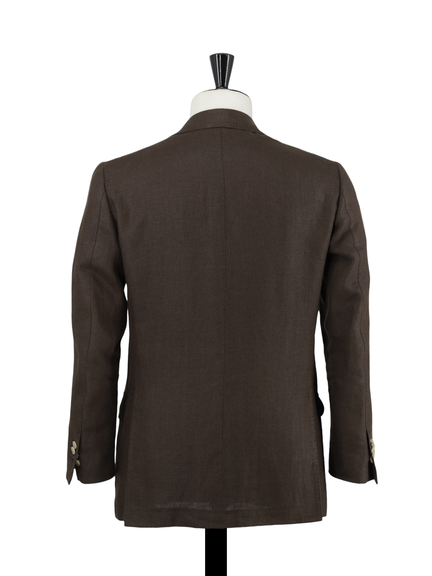 Cesare Attolini Dark Brown Pure-Linen Sartorial Sahariana-Jacket