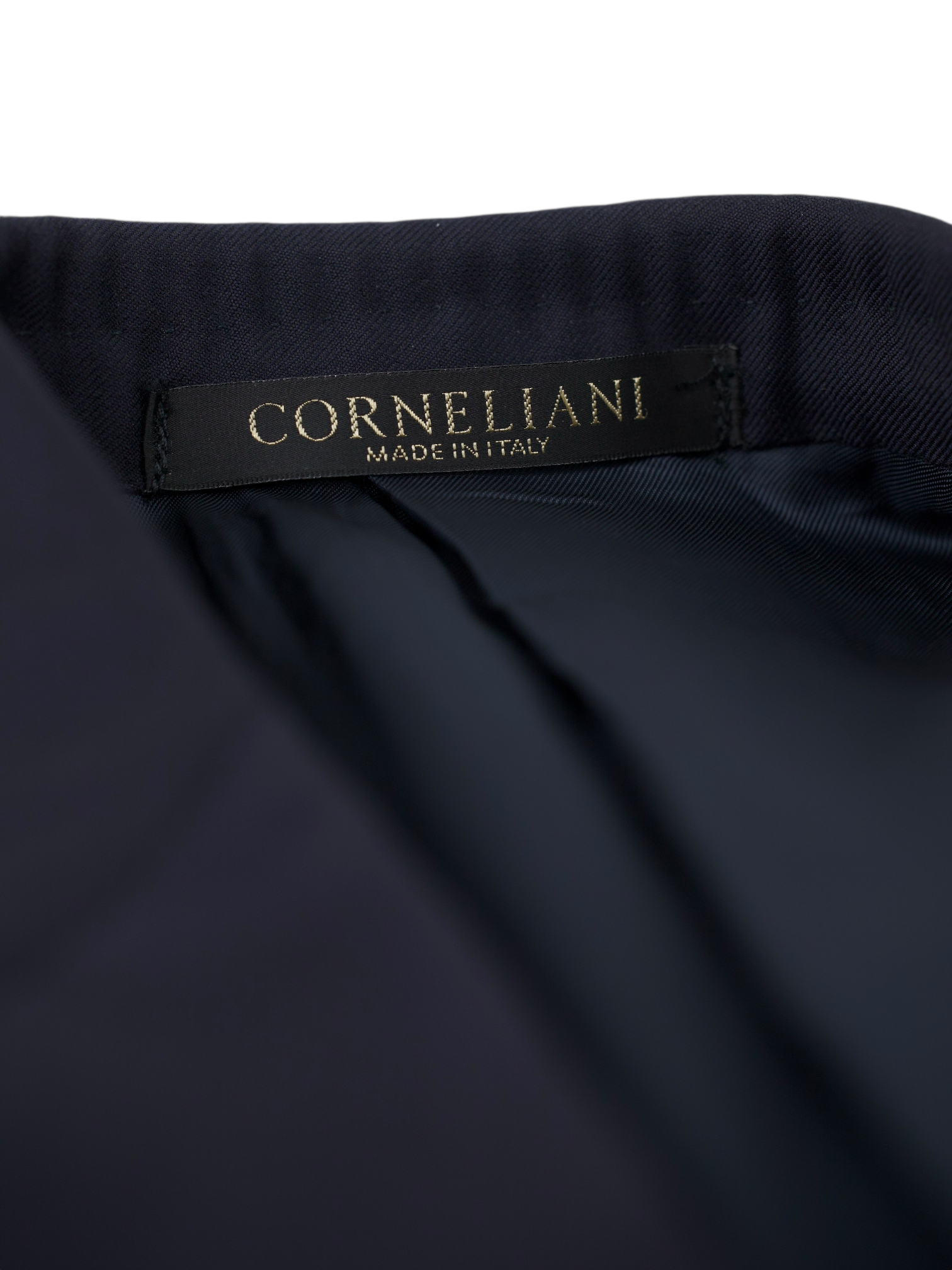Corneliani Navy Super 150's Twill Lungo Suit