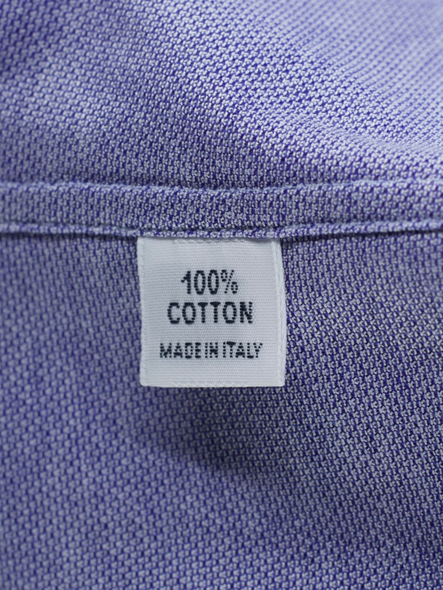 Fray Periwinkle Blue Cotton Piqué Button-Down Collar Shirt