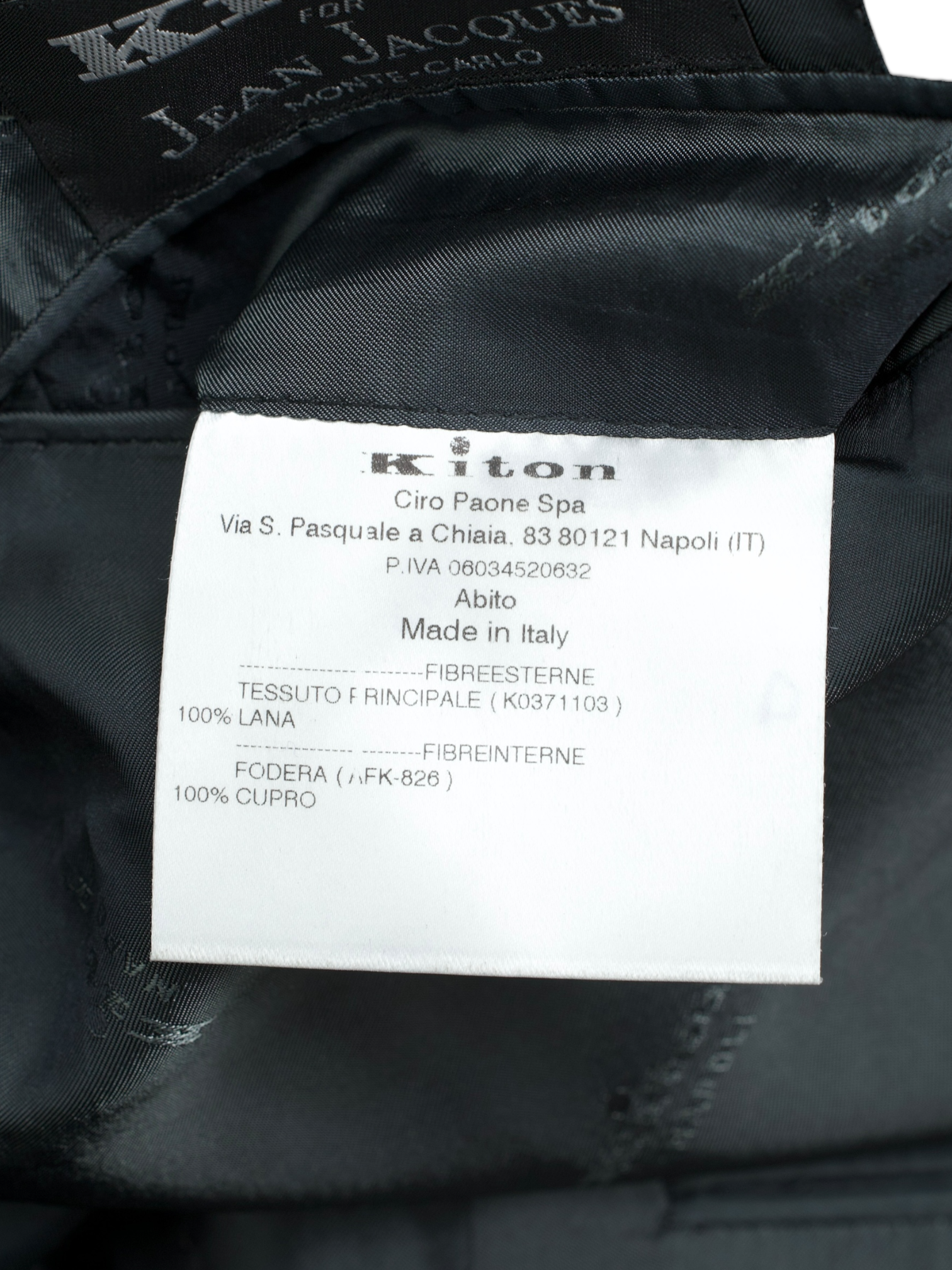 Kiton Dark Grey Fine-Wool Neapolitan Suit