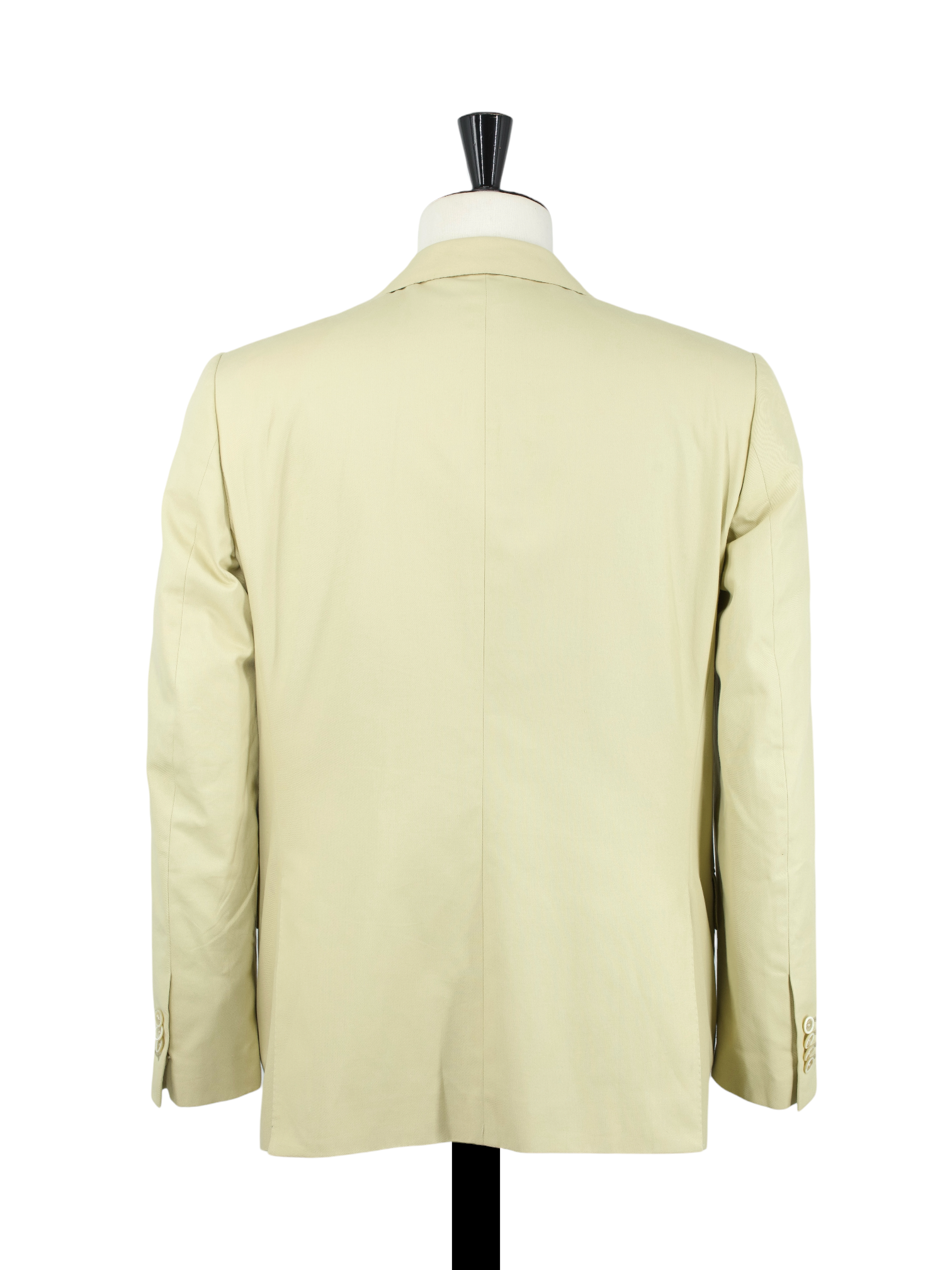 Caruso Beige-Yellow Pure Cotton-Twill Summer Suit