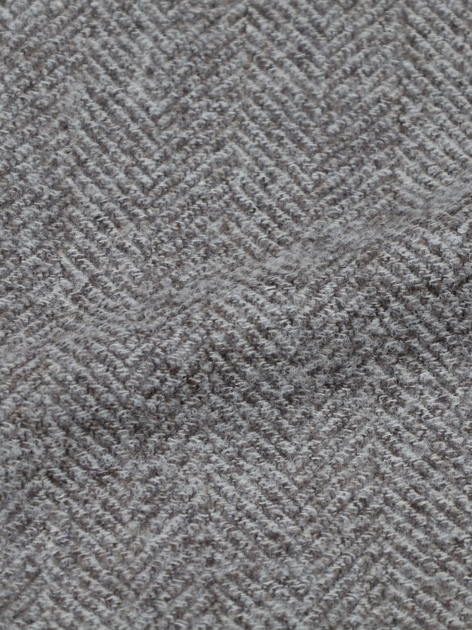Brunello Cucinelli Taupe Wool, Alpaca & Cashmere Herringbone Jacket