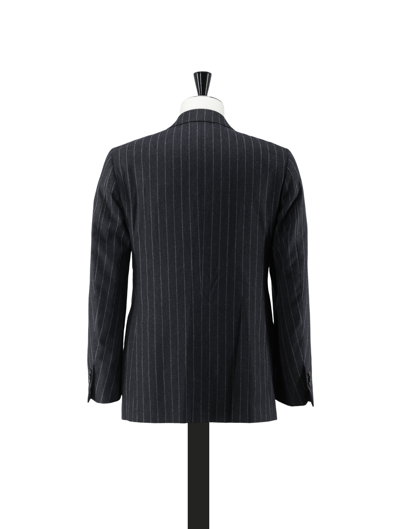 Cesare Attolini Dark Grey Super 100's Wool-Flannel Pinstripe Suit