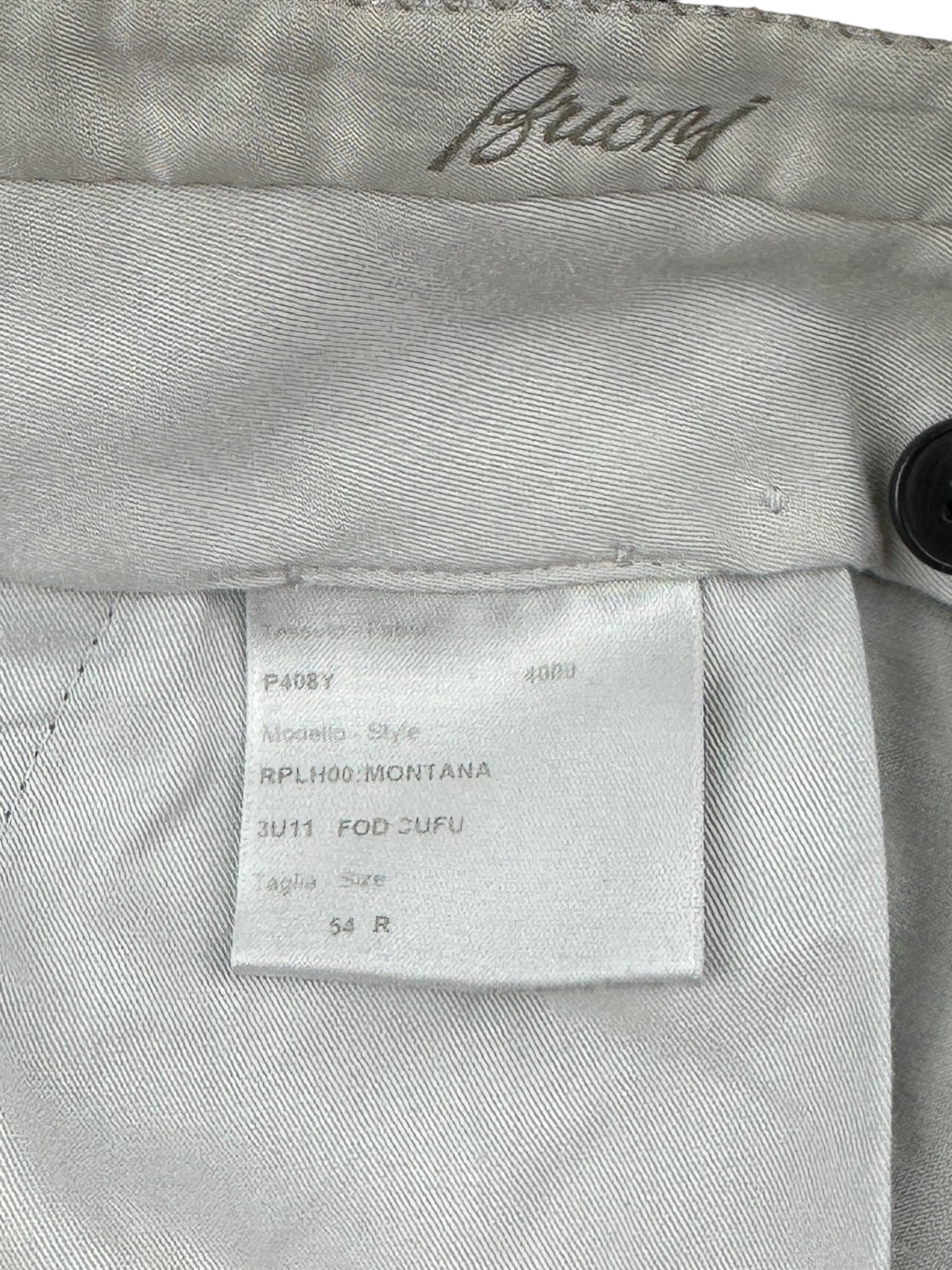 Brioni Black Needlecord Corduroy Cotton Trousers