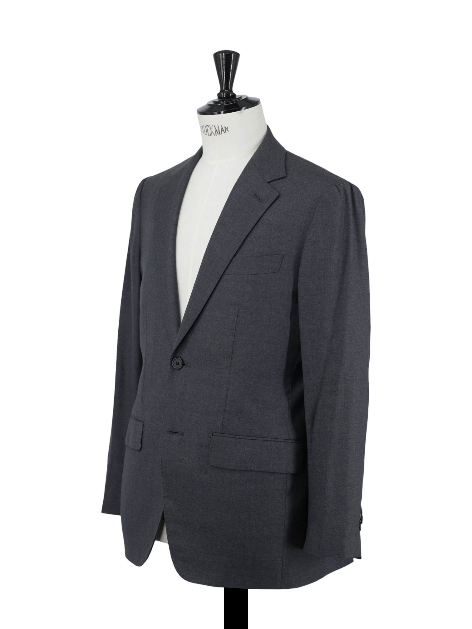 Corneliani Grey Fine-Wool Single-Breasted Twill Suit