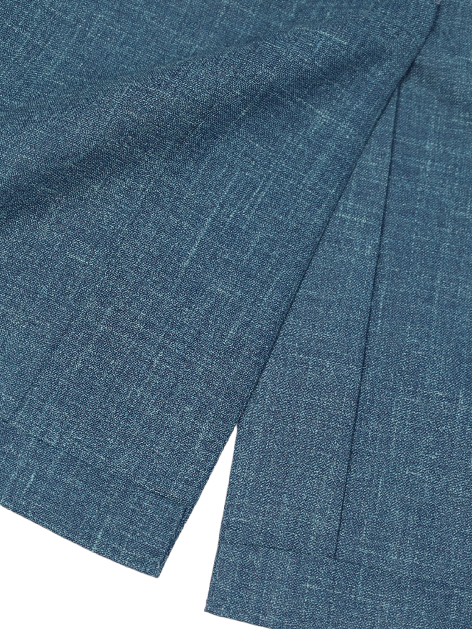 Loro Piana Petrol Wool, Silk & Linen "Summertime" Double-Breasted Jacket