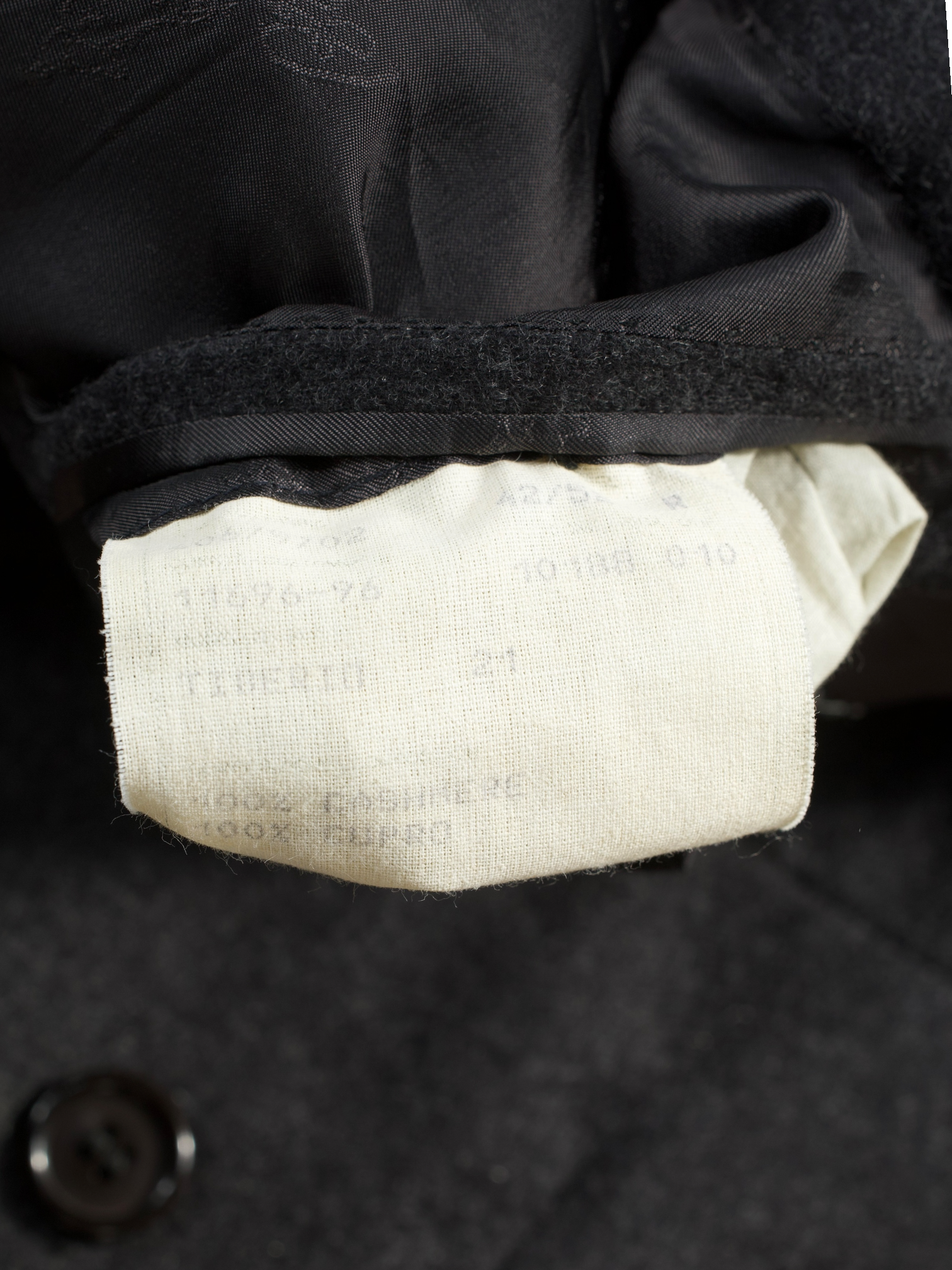 Brioni Dark Grey Vintage Double-Breasted Pure Cashmere Tiberio Jacket