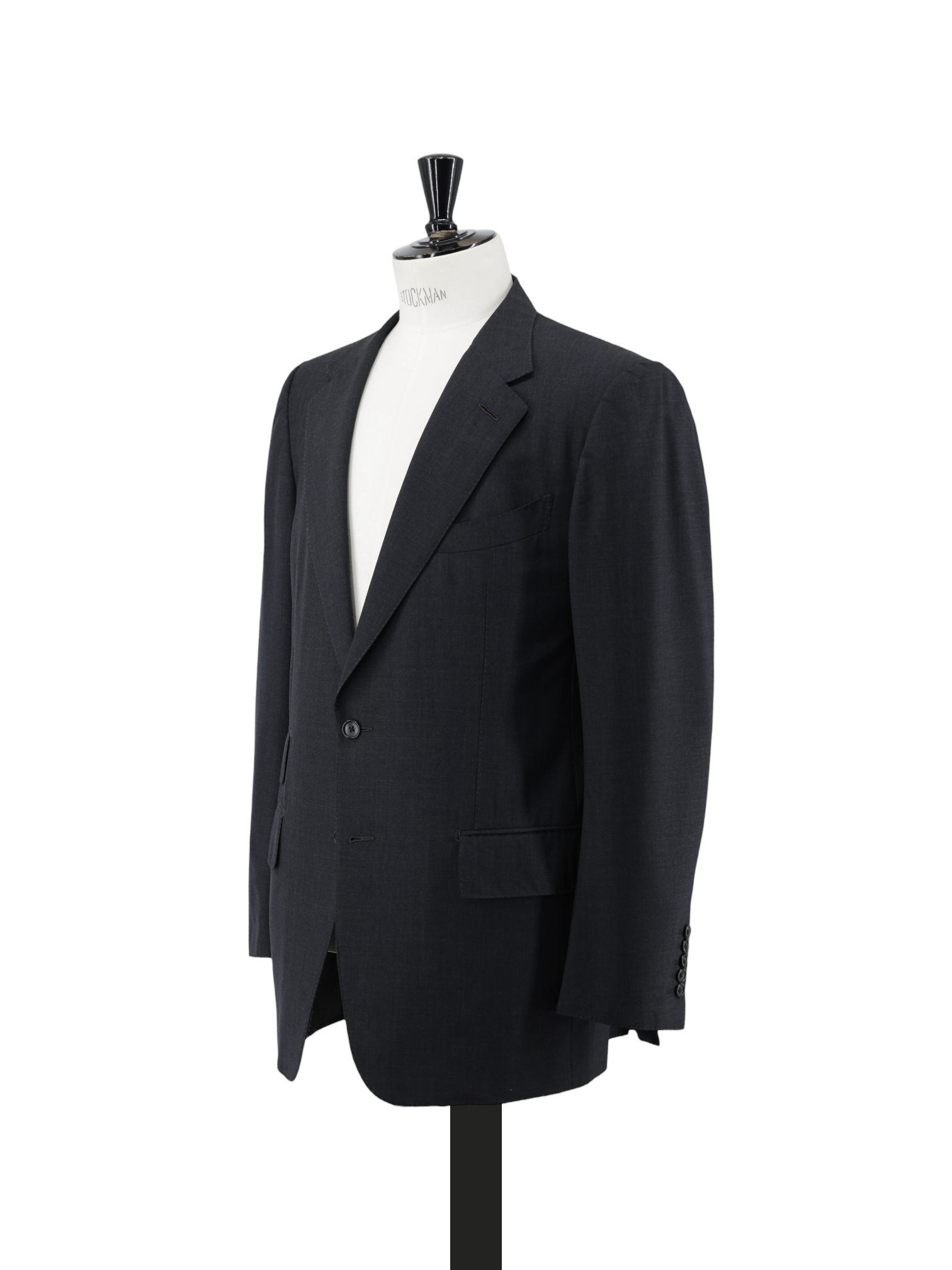 Tom Ford Anthracite Cool-Wool Plain Windsor Suit