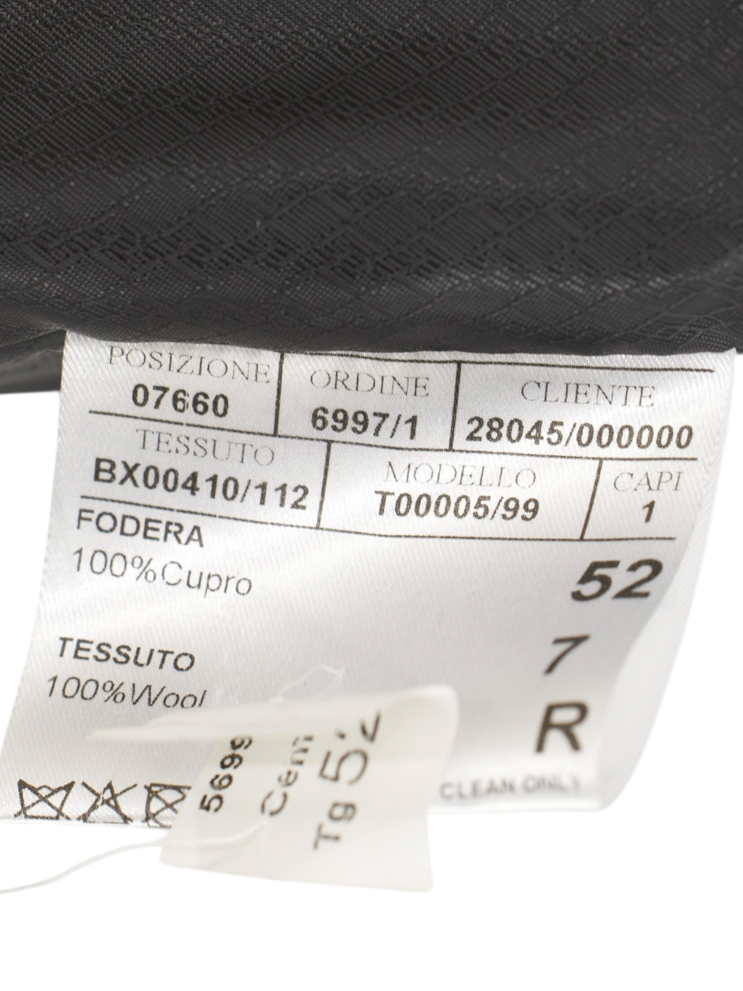 Canali Charcoal & Light Blue Super 160's Windowpane Waistcoat