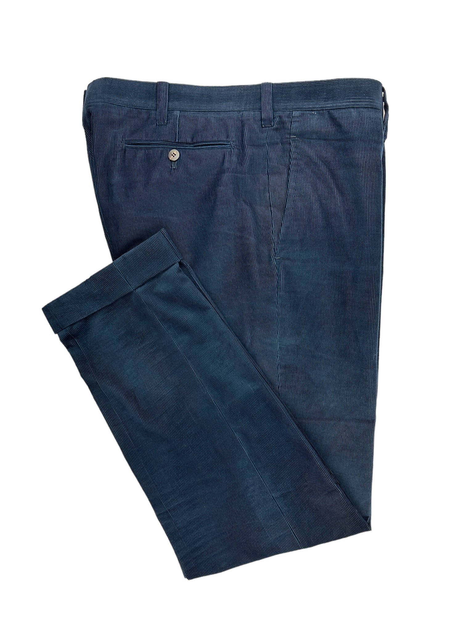 Cesare Attolini Blue Corduroy Suit