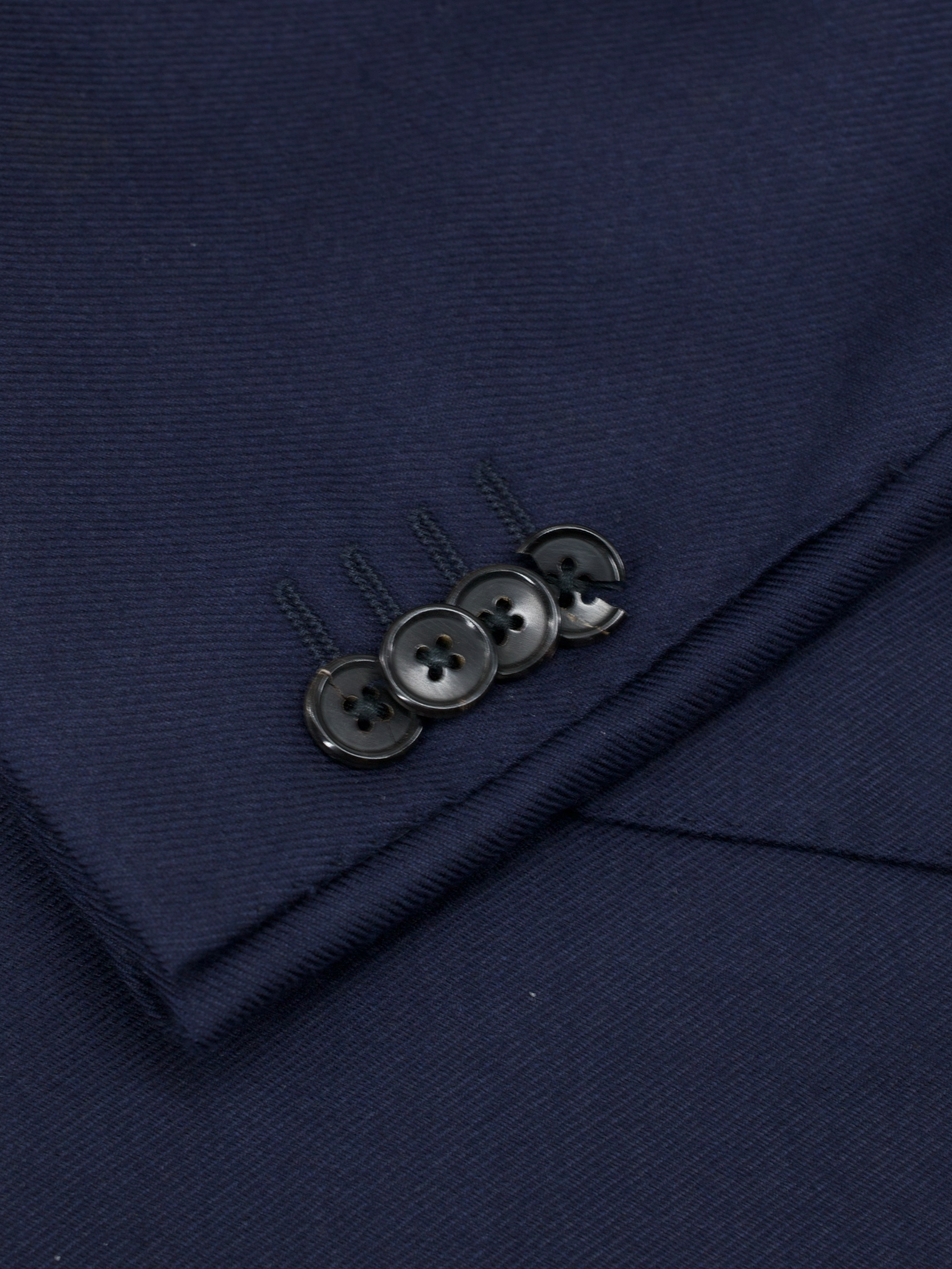 Corneliani Navy Pure Cashmere Twill Academy Jacket