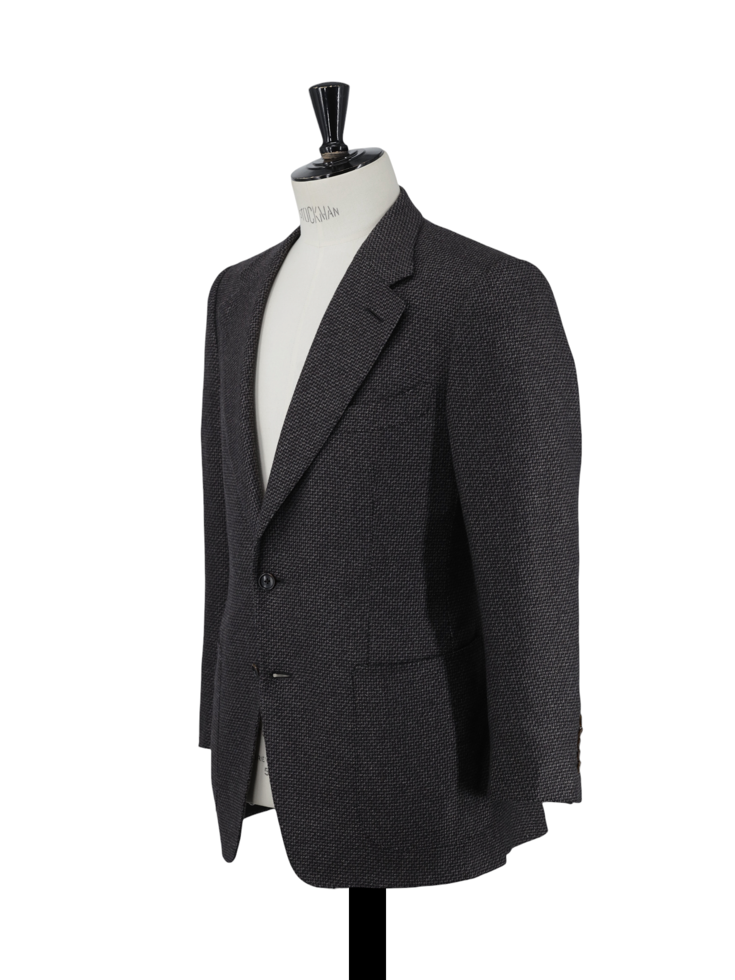 Tom Ford Warm Taupe Silk & Cashmere Micro-Pattern Windsor Jacket
