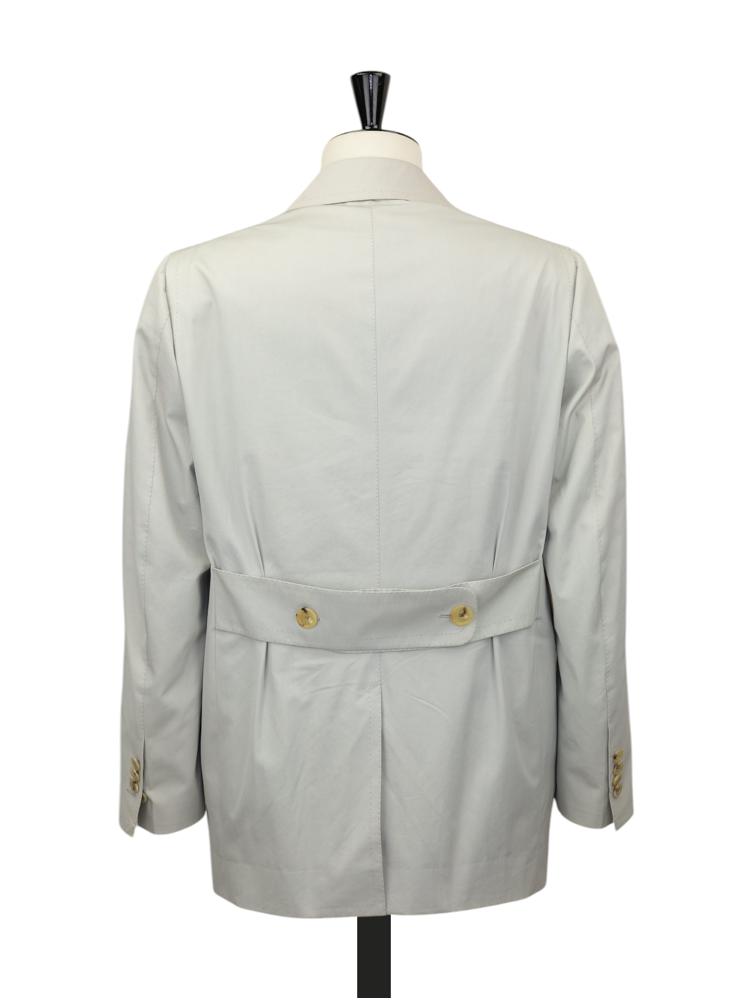 Cesare Attolini Beige Cotton Sartorial Summer Peacoat