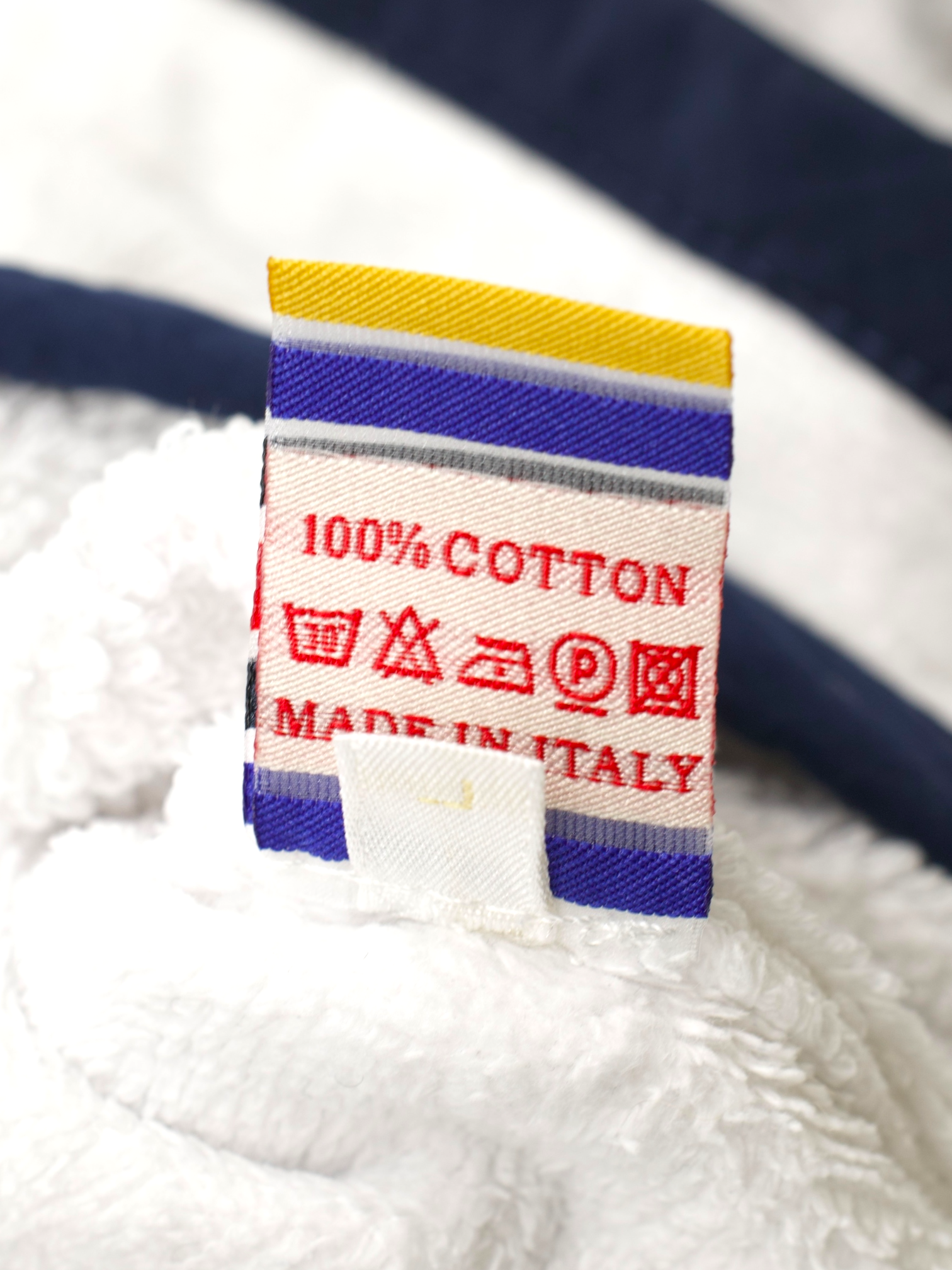 Brioni White Cotton Terry “5-Star Resort” Towelling Jacket