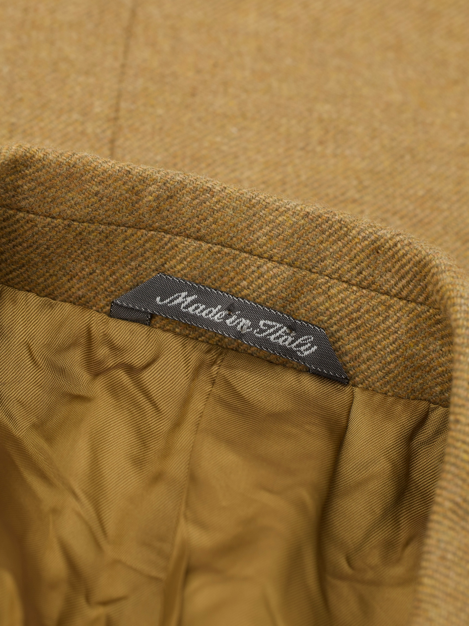 Lardini Vintage Brown Pure Cashmere Twill Jacket