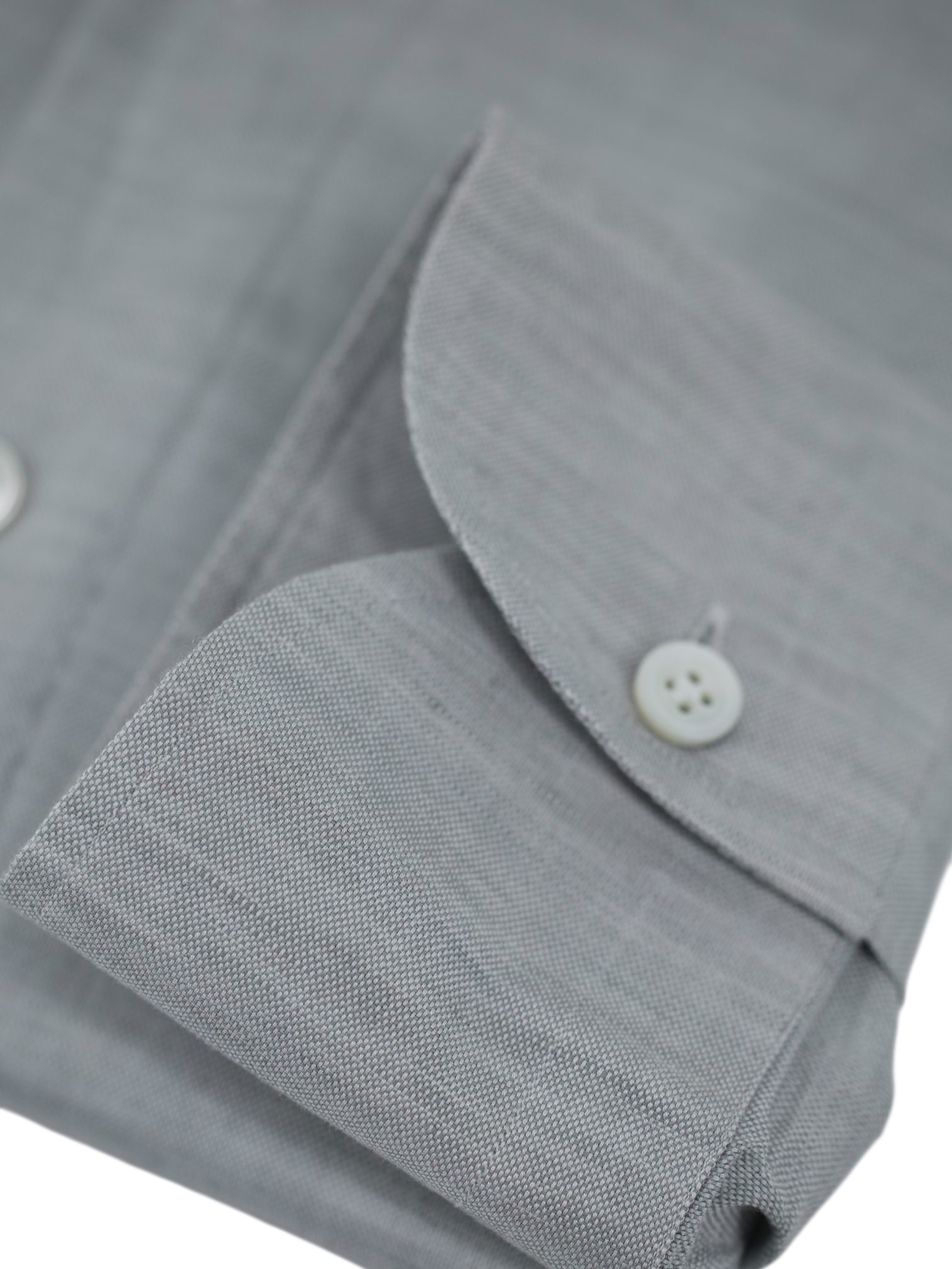 100 Hands Light Grey Linen & Cotton Melange Shirt