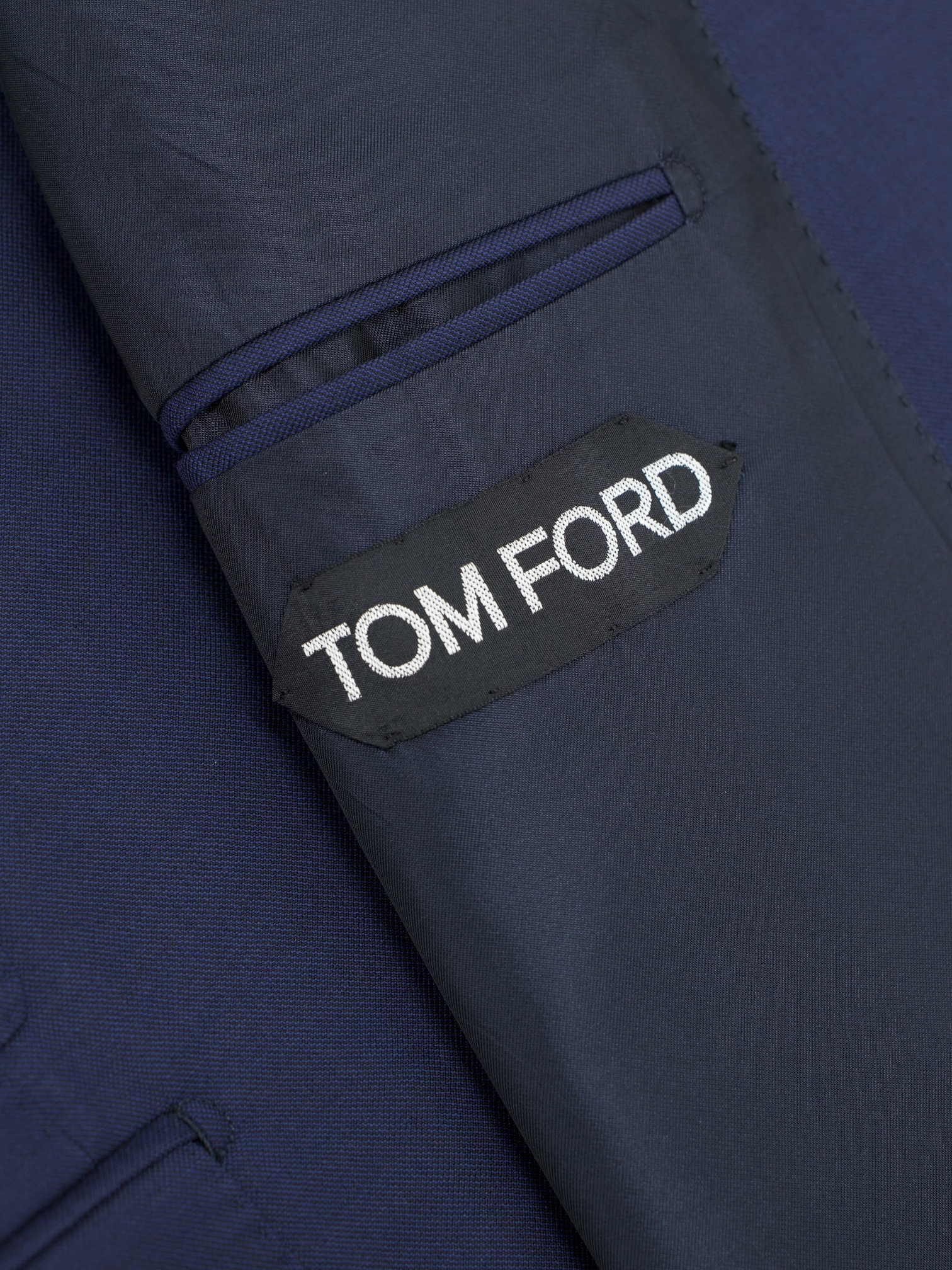 Tom Ford Dark Blue Fine-Wool Sharkskin Windsor "Harvey Specter" Suit