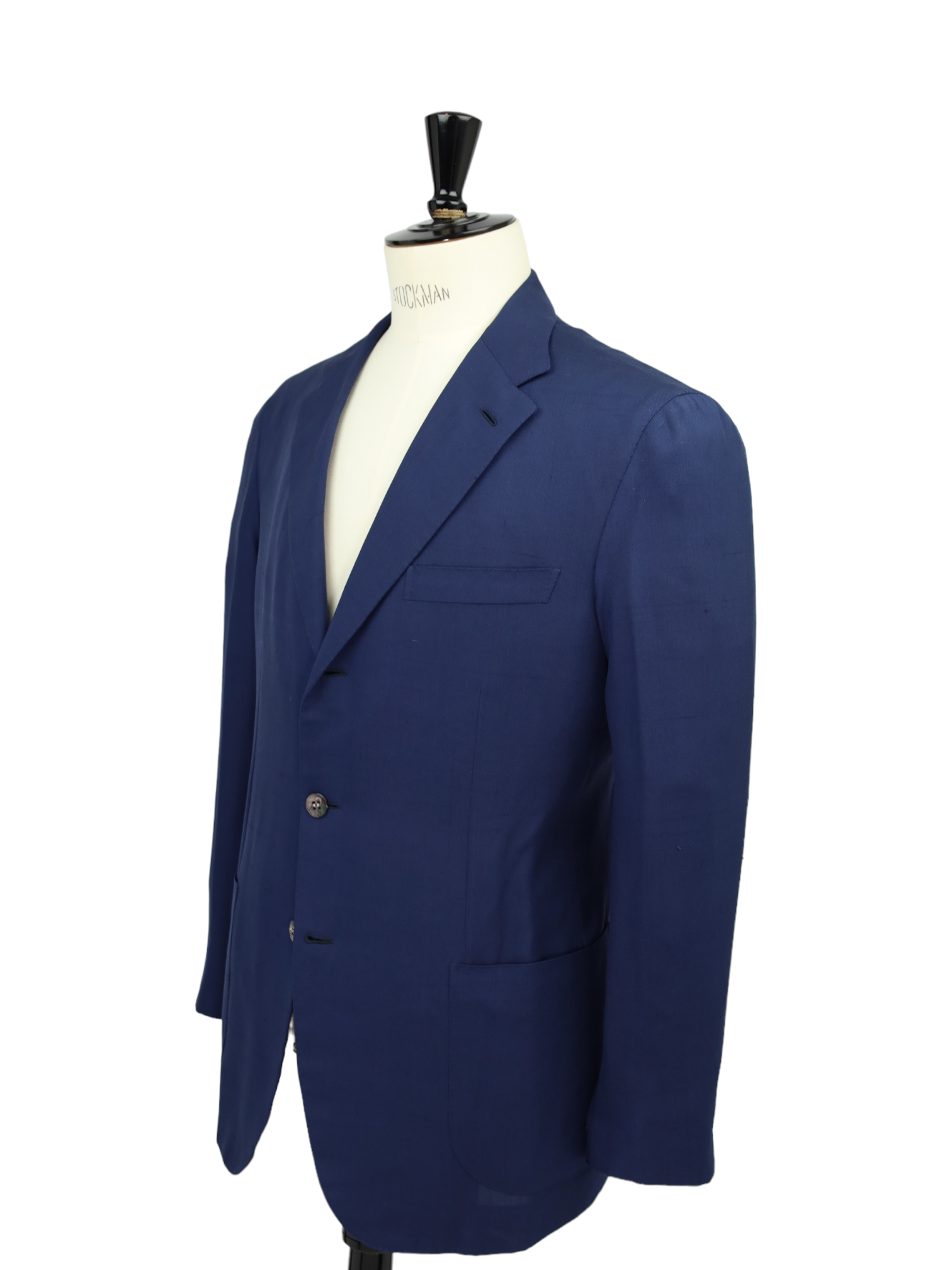 Brioni Blue Shangtung Silk Piuma Jacket