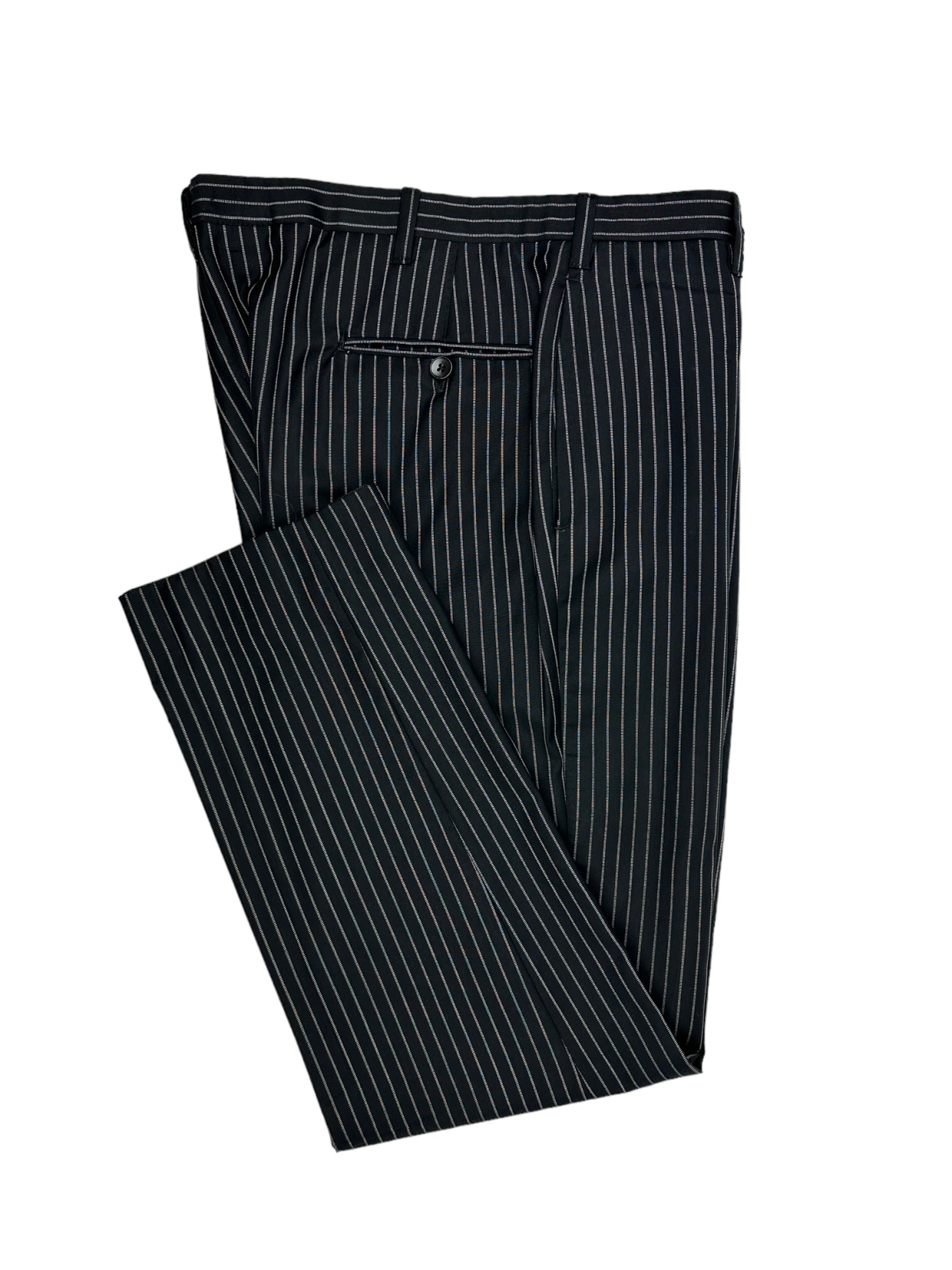 Cesare Attolini Black Pinstripe Super 150's Suit