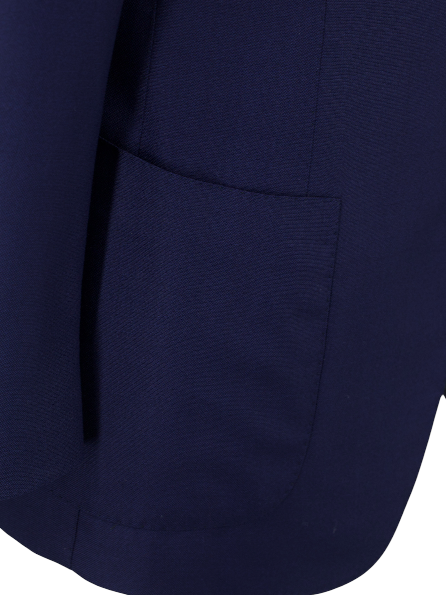 Cesare Attolini Marine Blue Super 120's Pinpoint Blazer Jacket