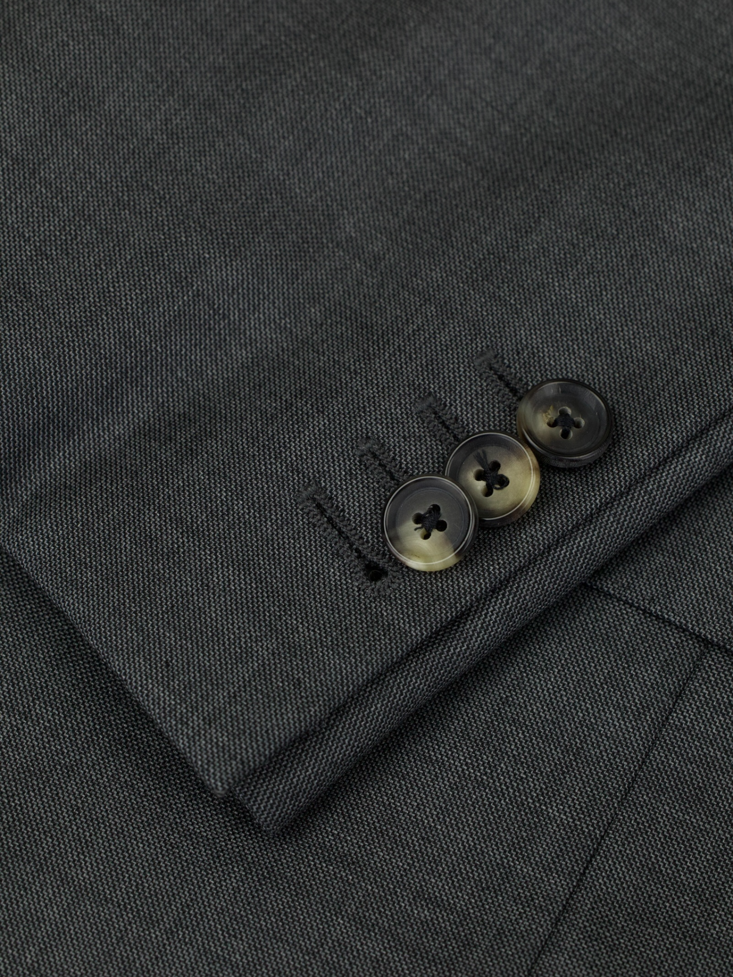 Caruso Mouse-Grey Super 150's "Australis" Sharkskin Boheme Suit + Extra Trousers