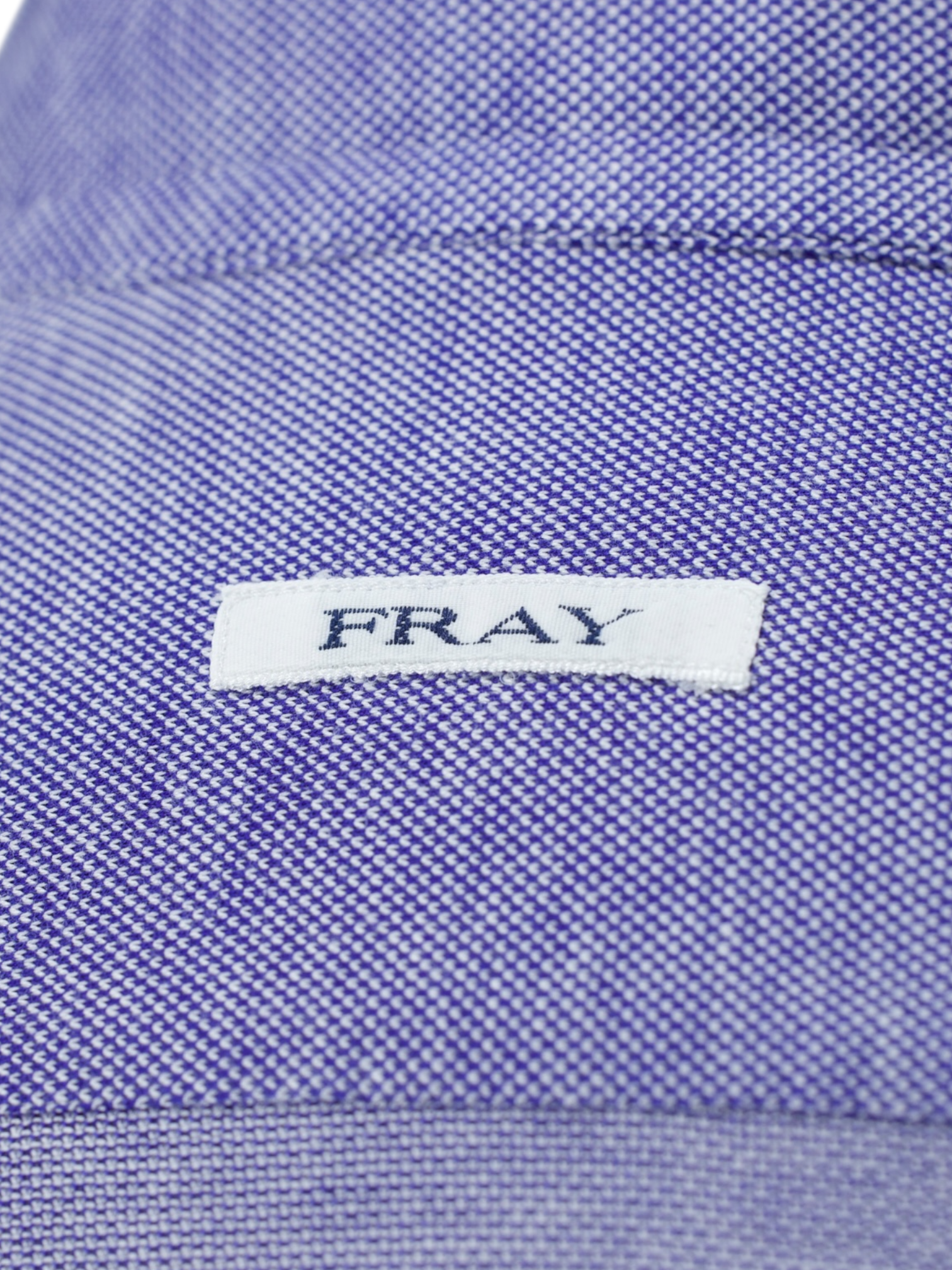 Fray Periwinkle Blue Cotton Piqué Button-Down Collar Shirt