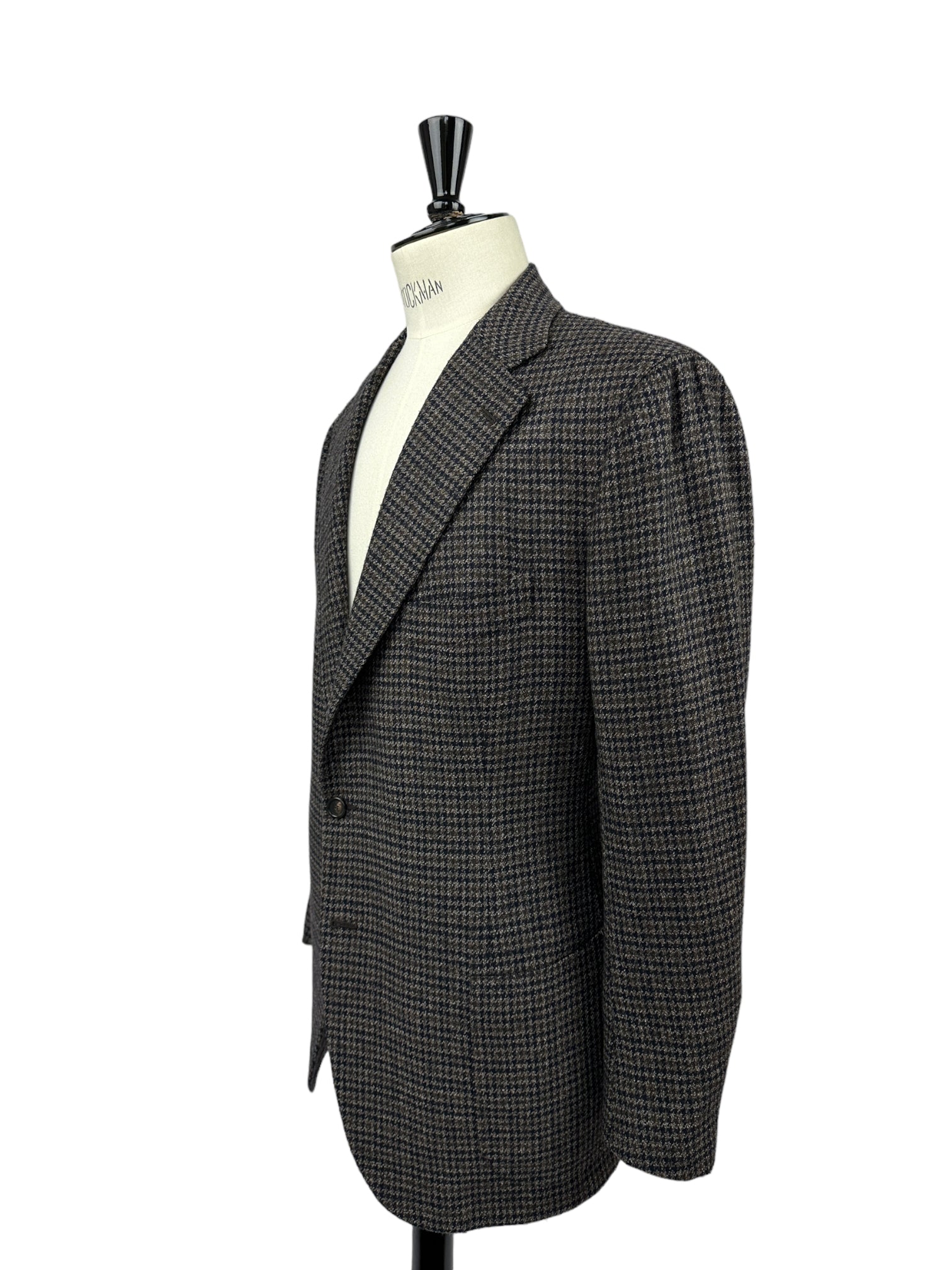 Cesare Attolini Brown Houndstooth Jacket