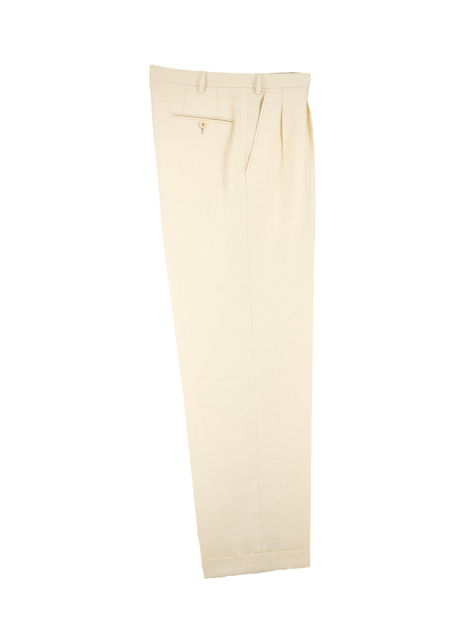 Brioni Ivory Pure Linen Palatino Summer Suit