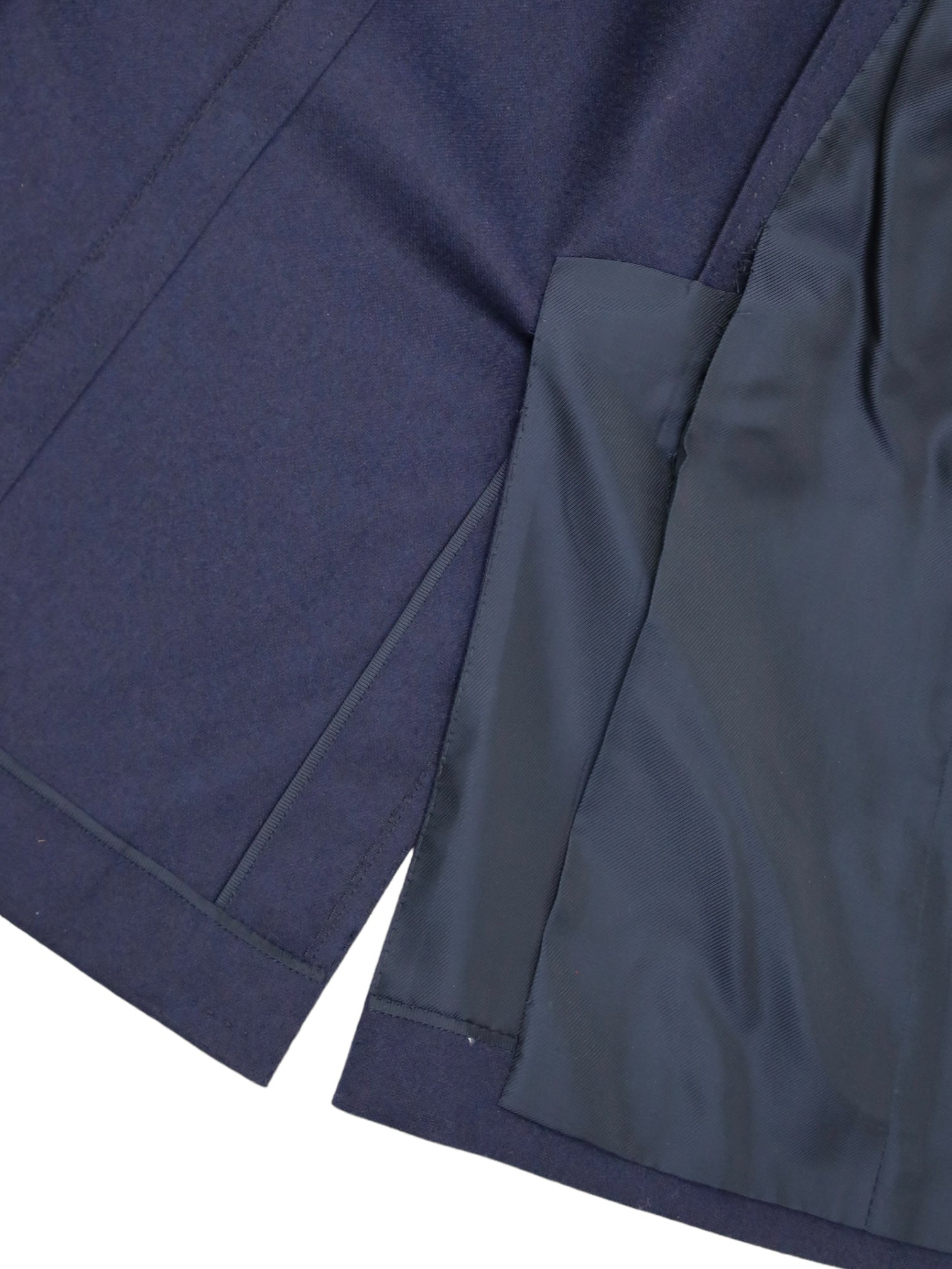 Cesare Attolini Navy Flannel Wool & Cashmere Jacket