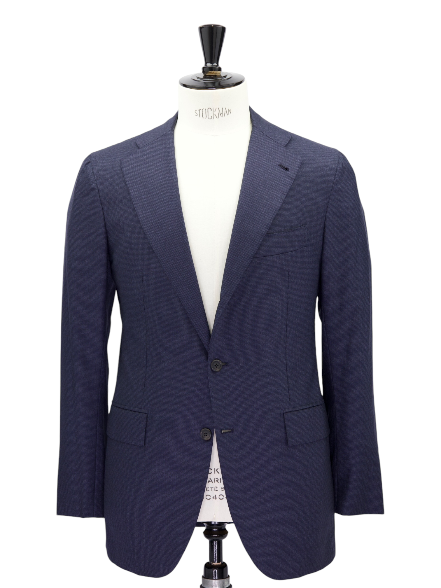 Orazio Luciano Blue Dormeuil Super 160’s Puppytooth Suit