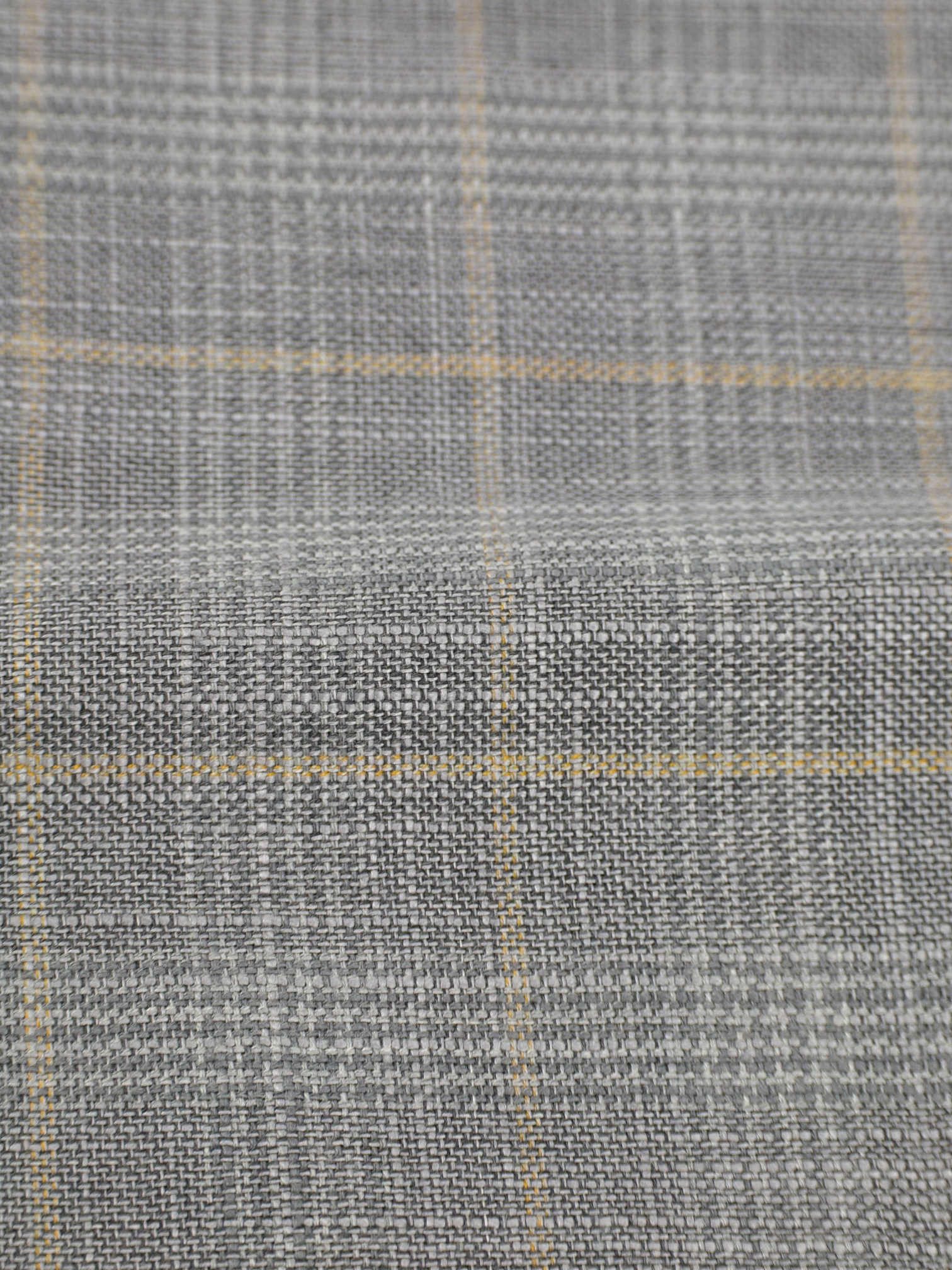 Brioni Light Grey & Taupe Cashmere & Silk Windowpane Palatino Jacket