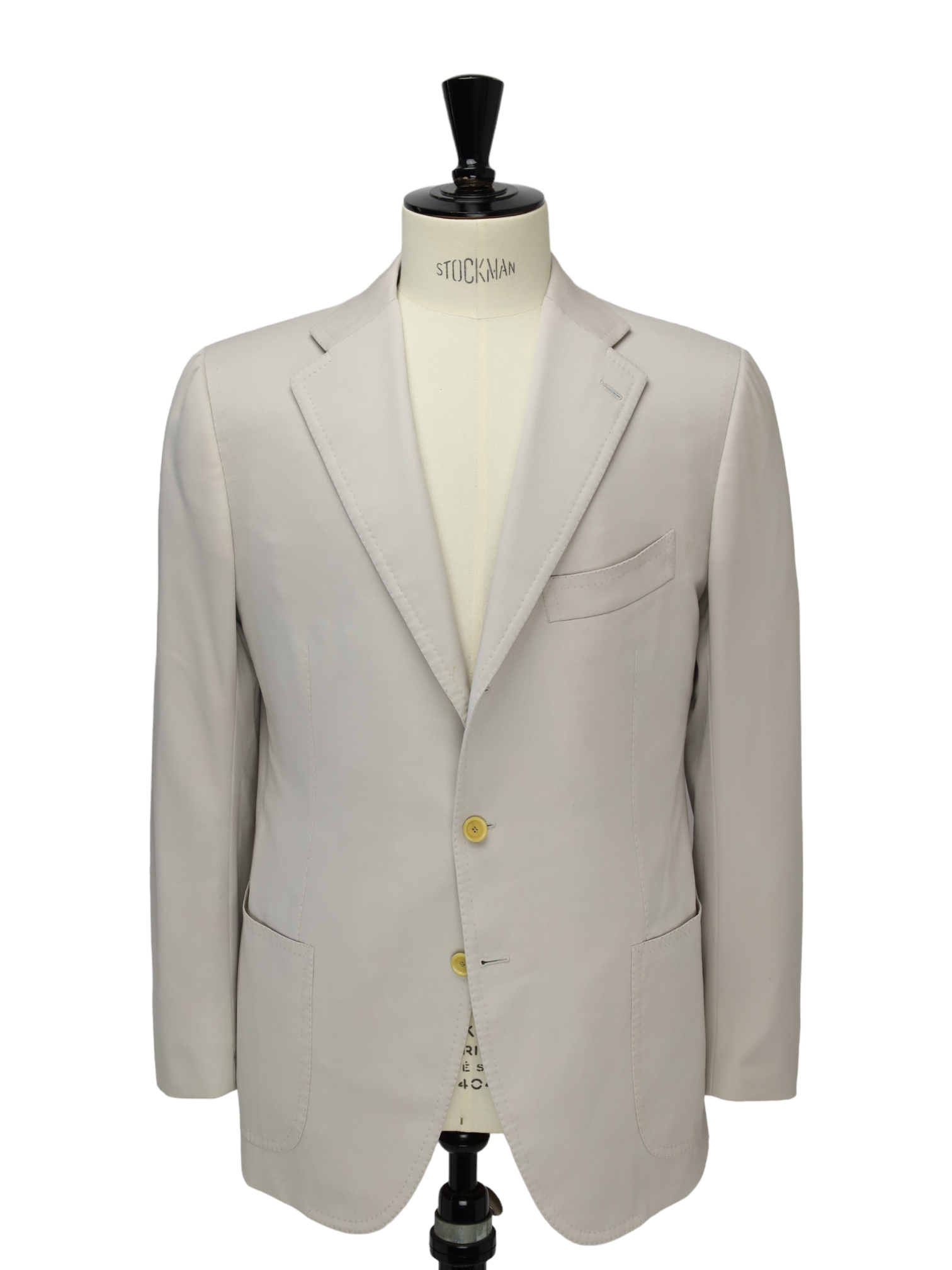 Cesare Attolini Ecru Escorial Wool Jacket