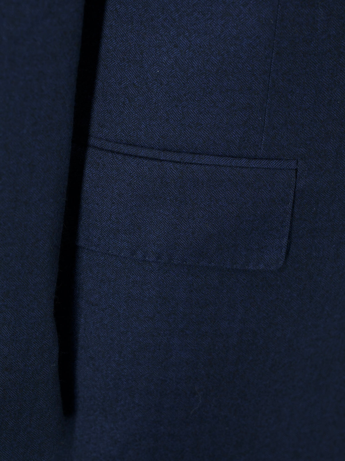 Corneliani Dark Royal-Blue Brushed-Wool Micro-Pattern Leader Suit