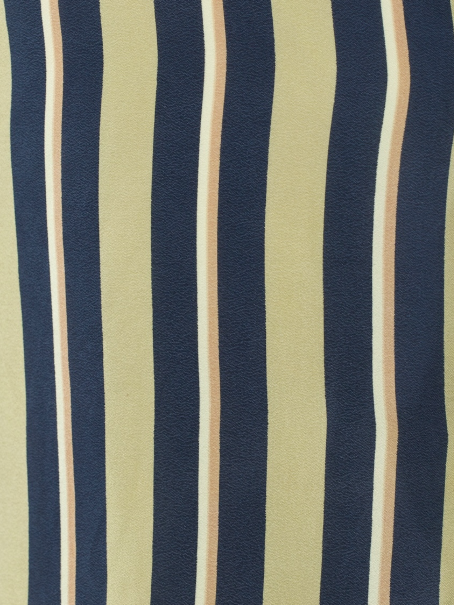 Fray Gold & Navy Raw-Silk Multi-Stripes "Sopranos" Shirt