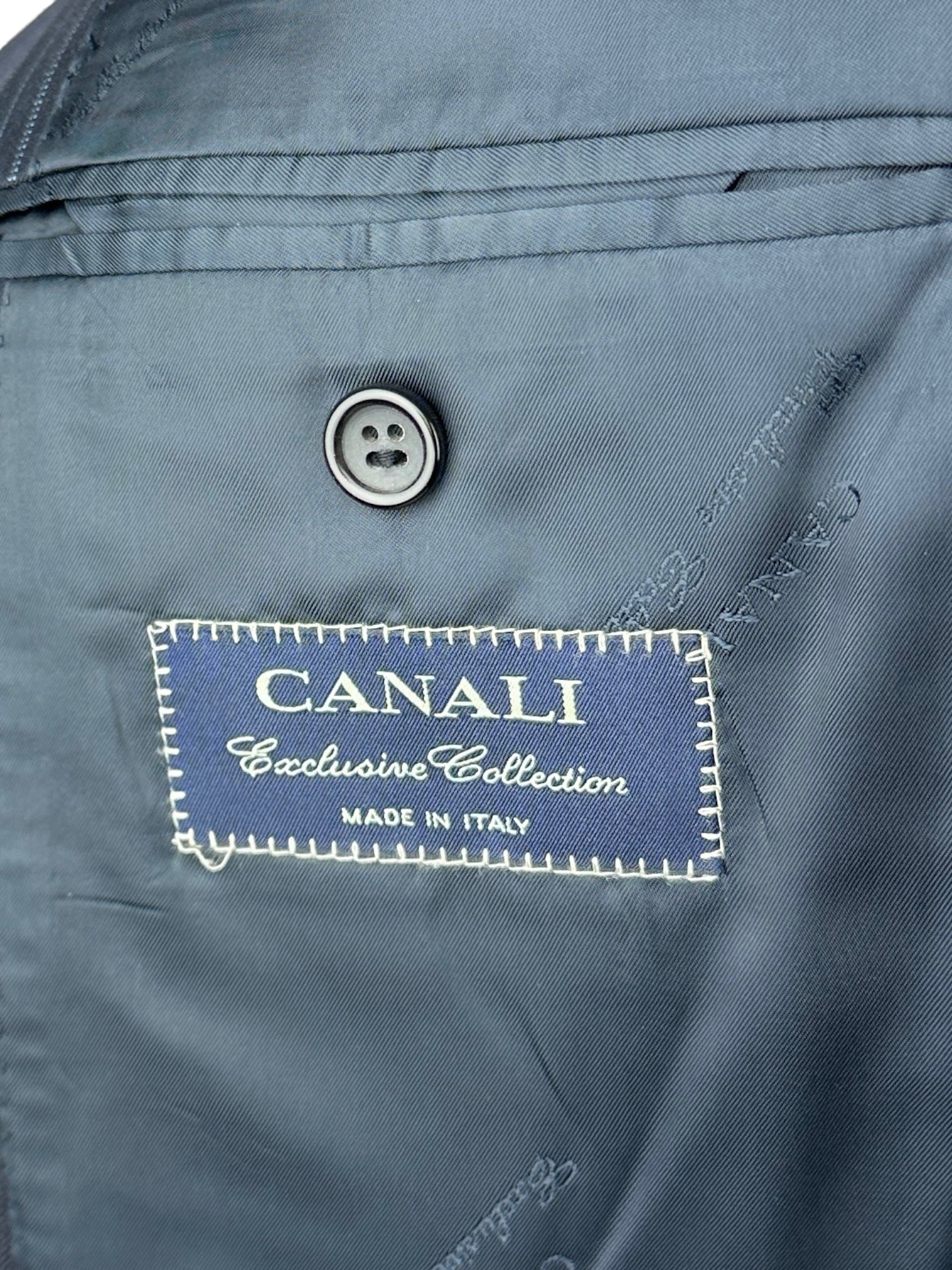 Canali Navy Super 150's Pinstripe Suit