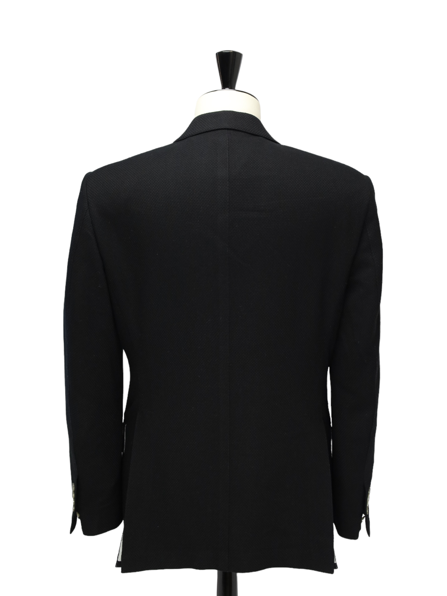 Tom Ford Black Silk & Wool Structured Windsor Jacket