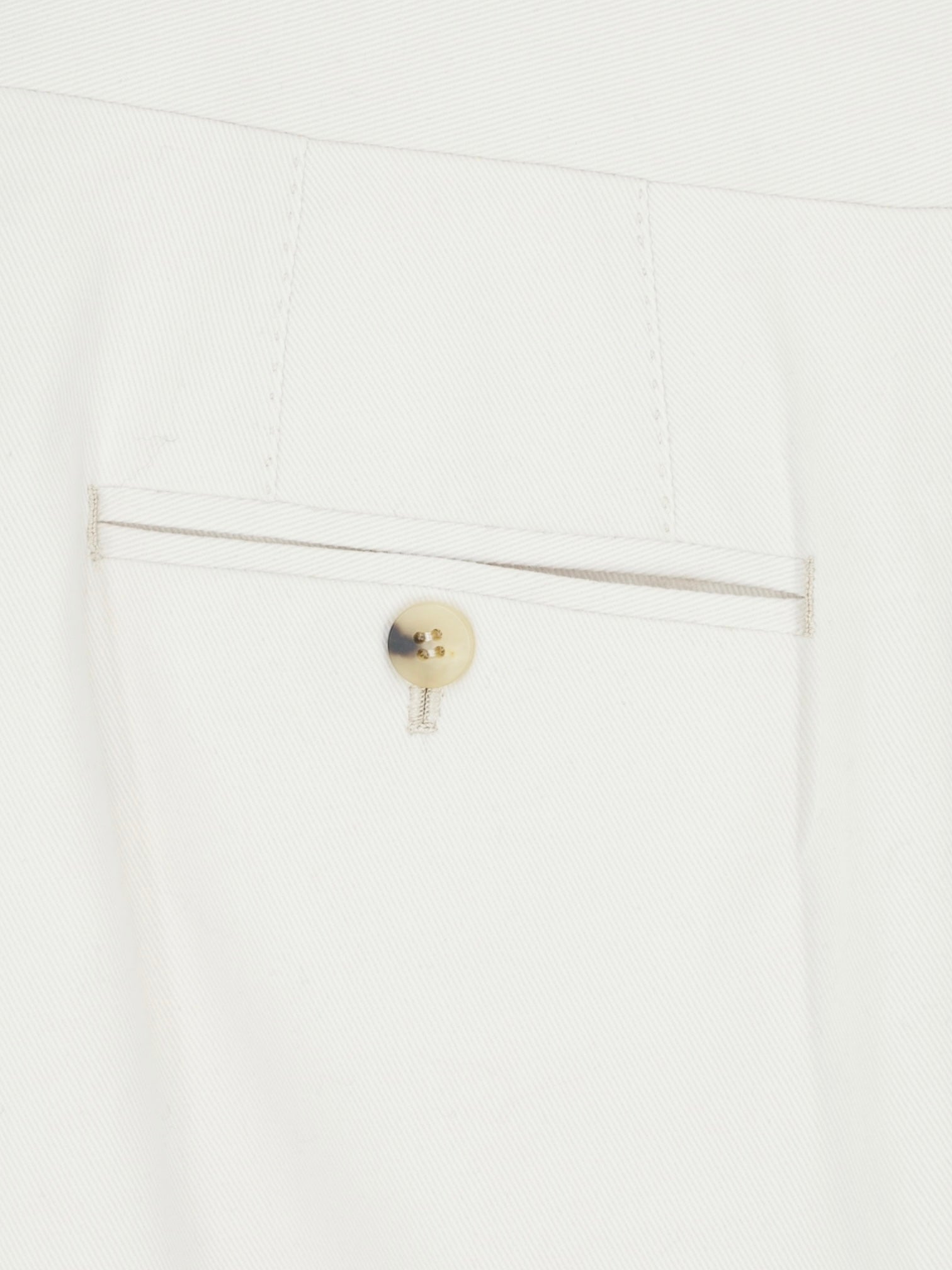 Sartoria Voglio Ecru Heavyweight Cotton-Twill Sartorial Trousers