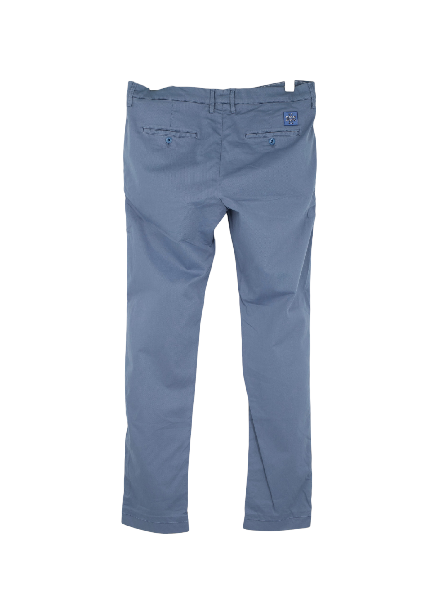 Jacob Cohen Steel Blue Cotton, Lyocell & Stretch Bobby 5-Pocket Chino