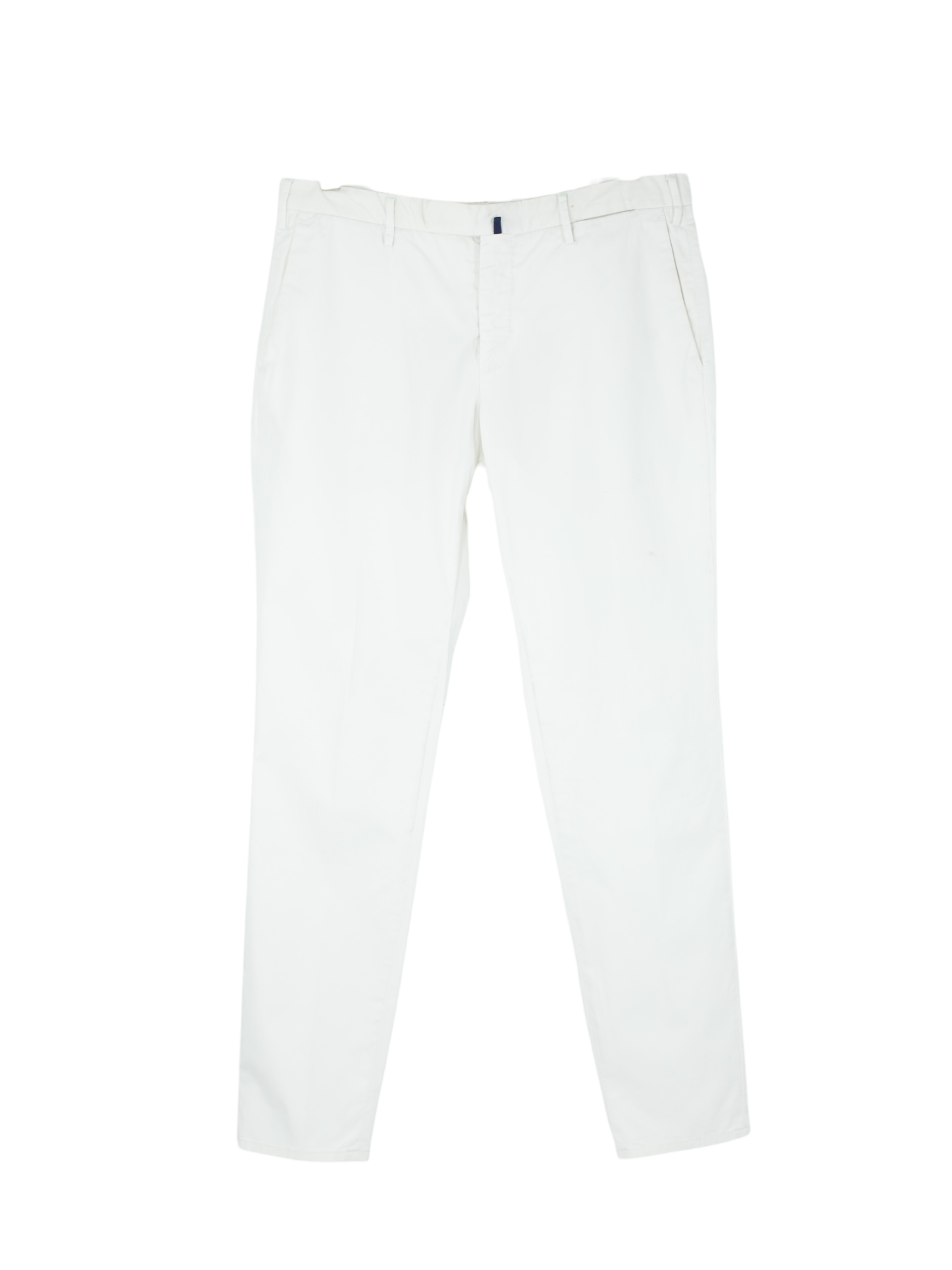 Incotex White Cotton-Stretch "Royal Batavia" Slowear Chino