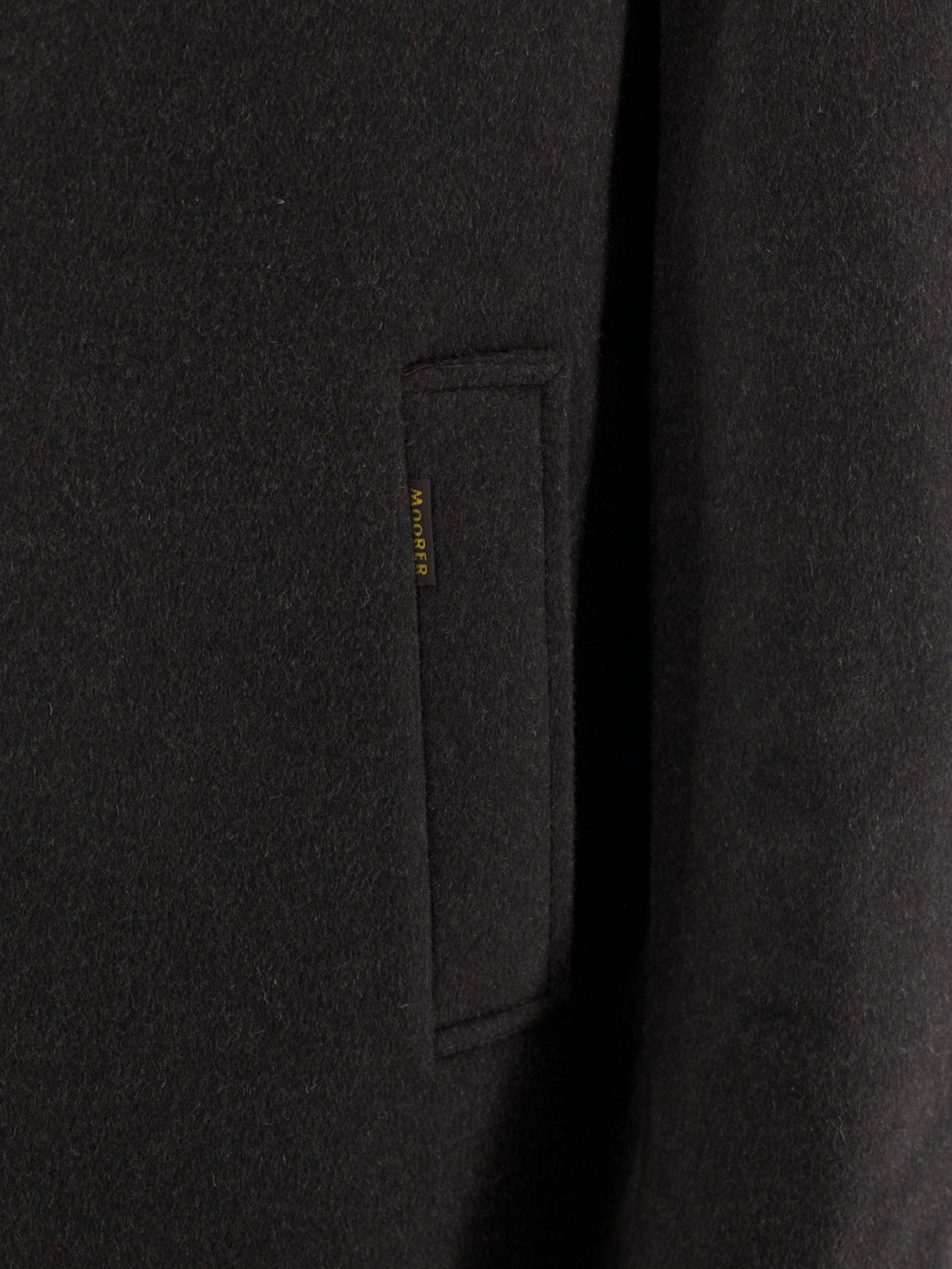 MooRER Dark Brown Wool & Cashmere Winter "Monferrato" Coat